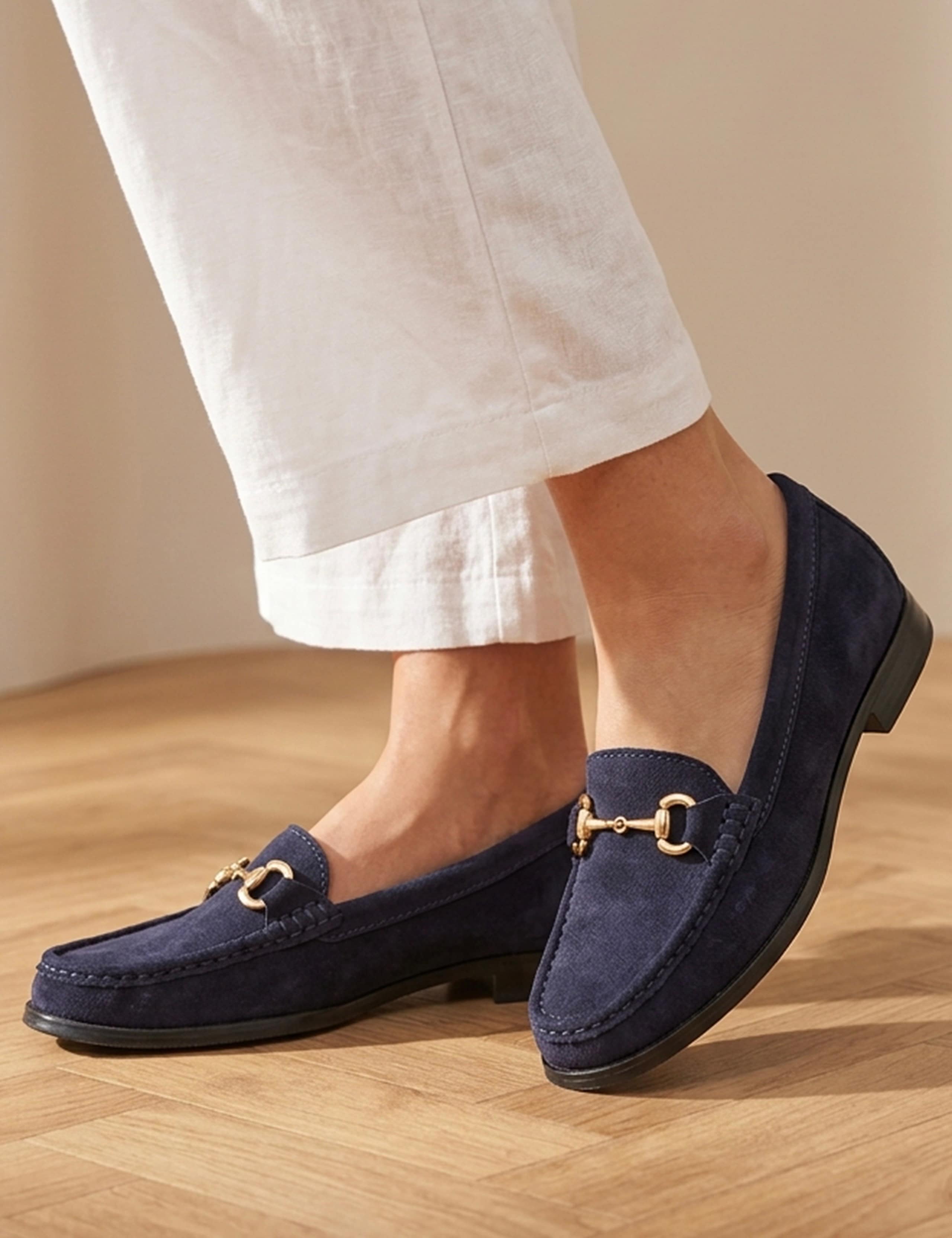 Suede Loafers