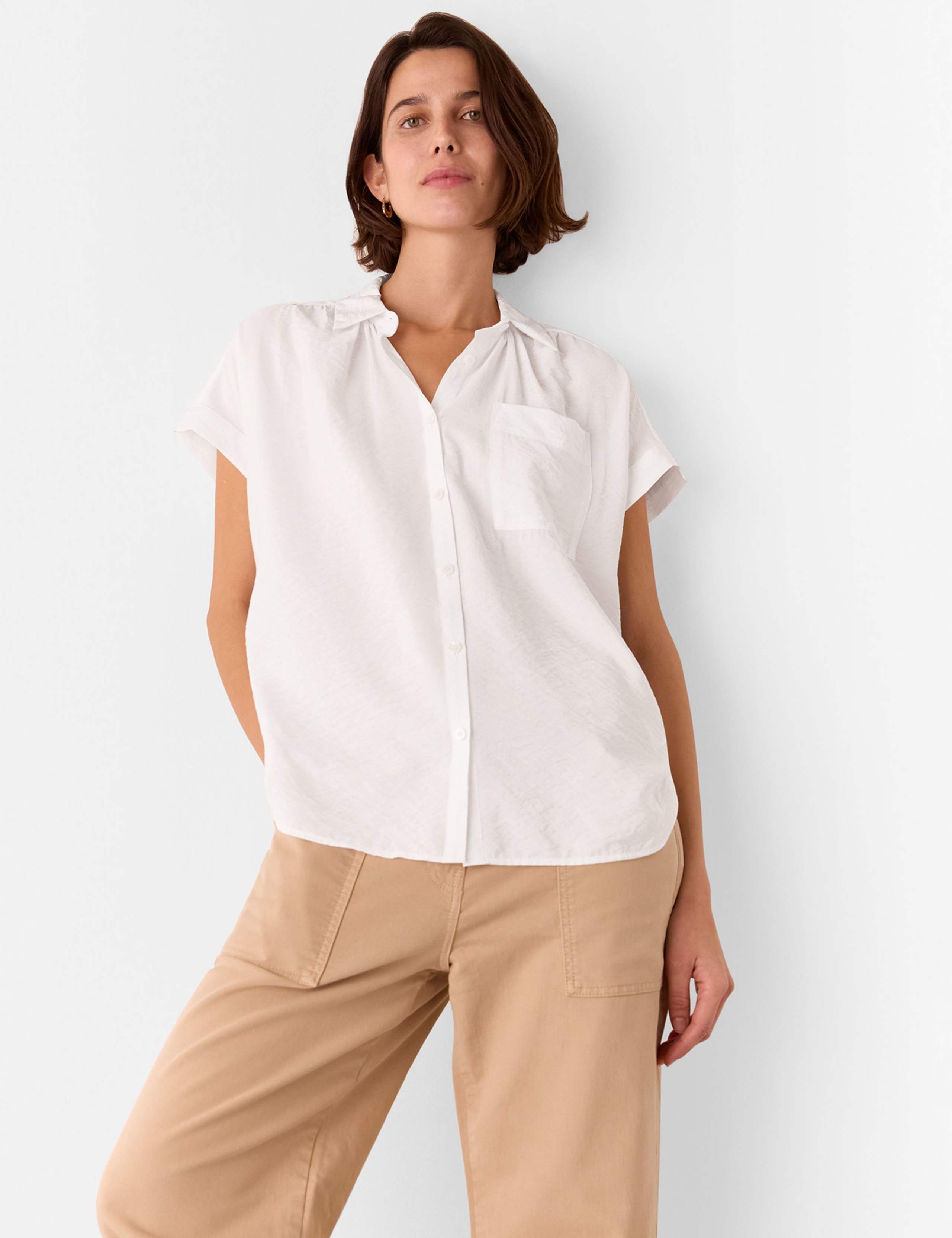 Collared Button Through Shirt