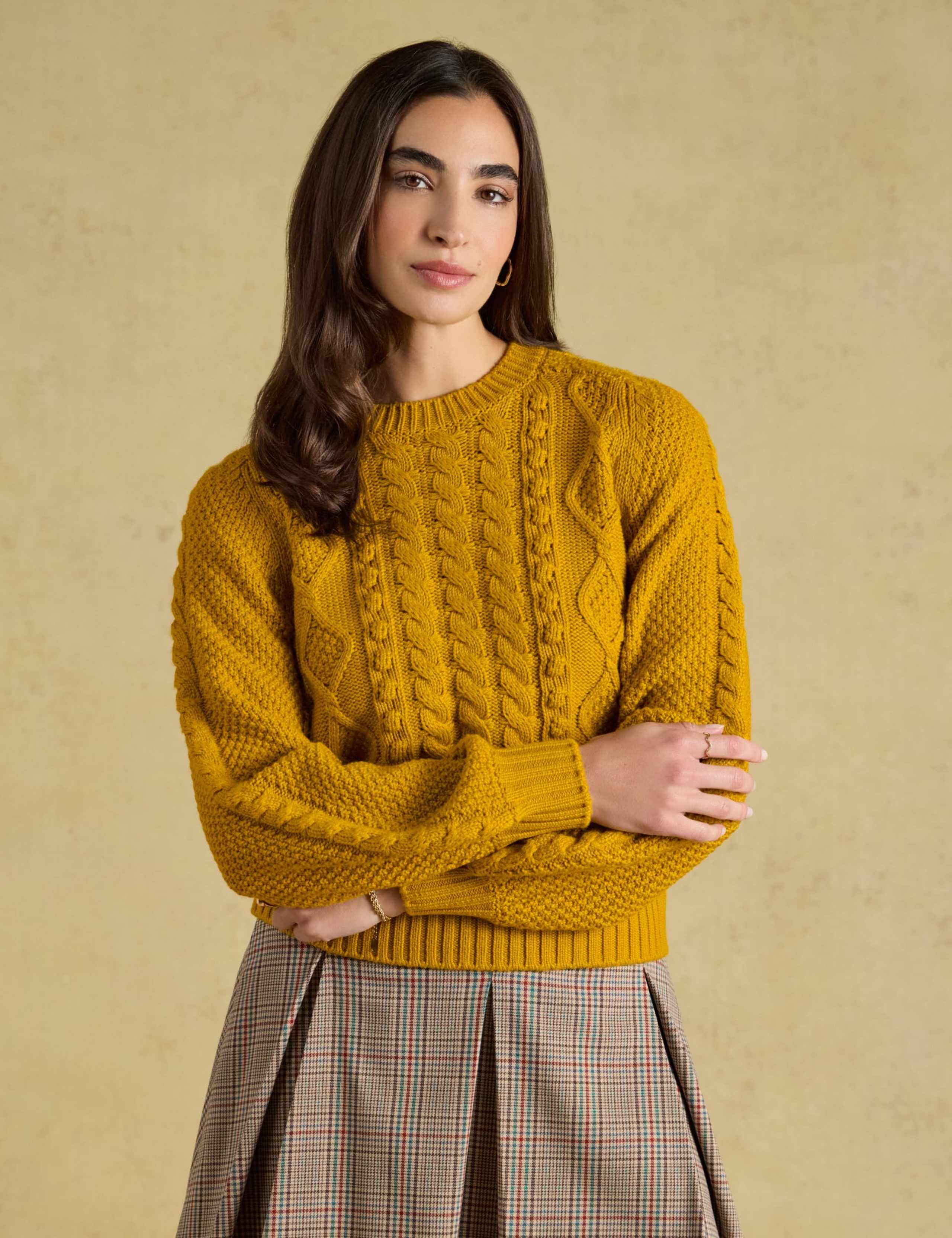 Cable Knit Crew Neck Jumper