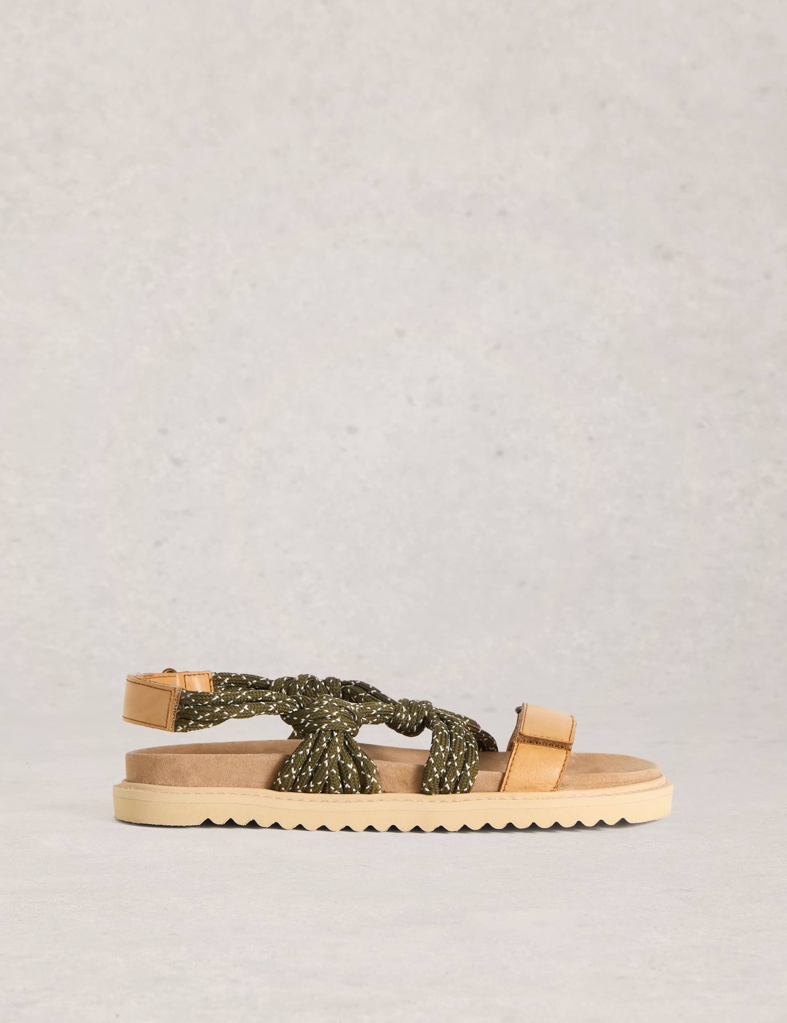 Braided Footbed Sandals