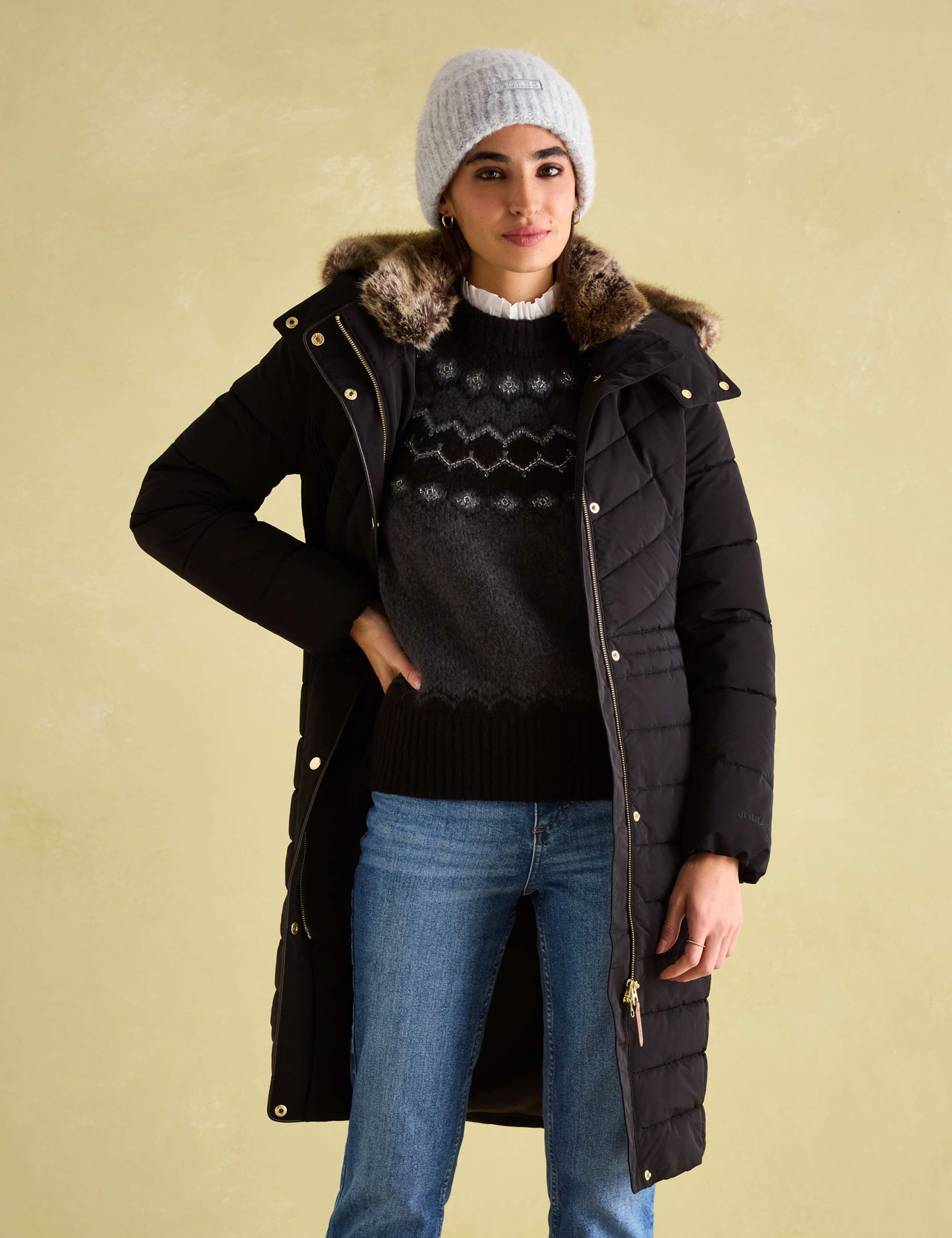 Hooded Padded Puffer Coat