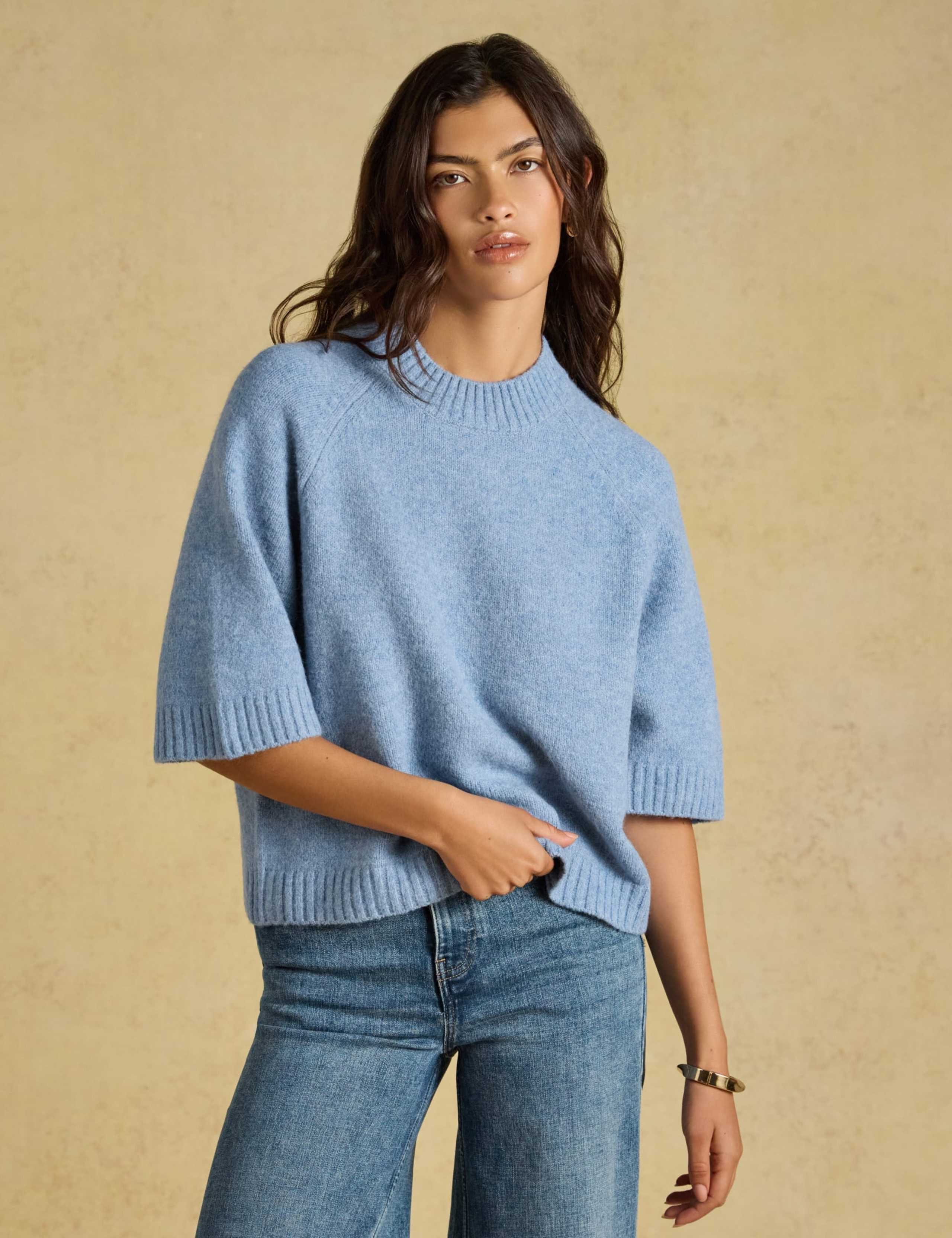 Short Sleeve Knitted Jumper