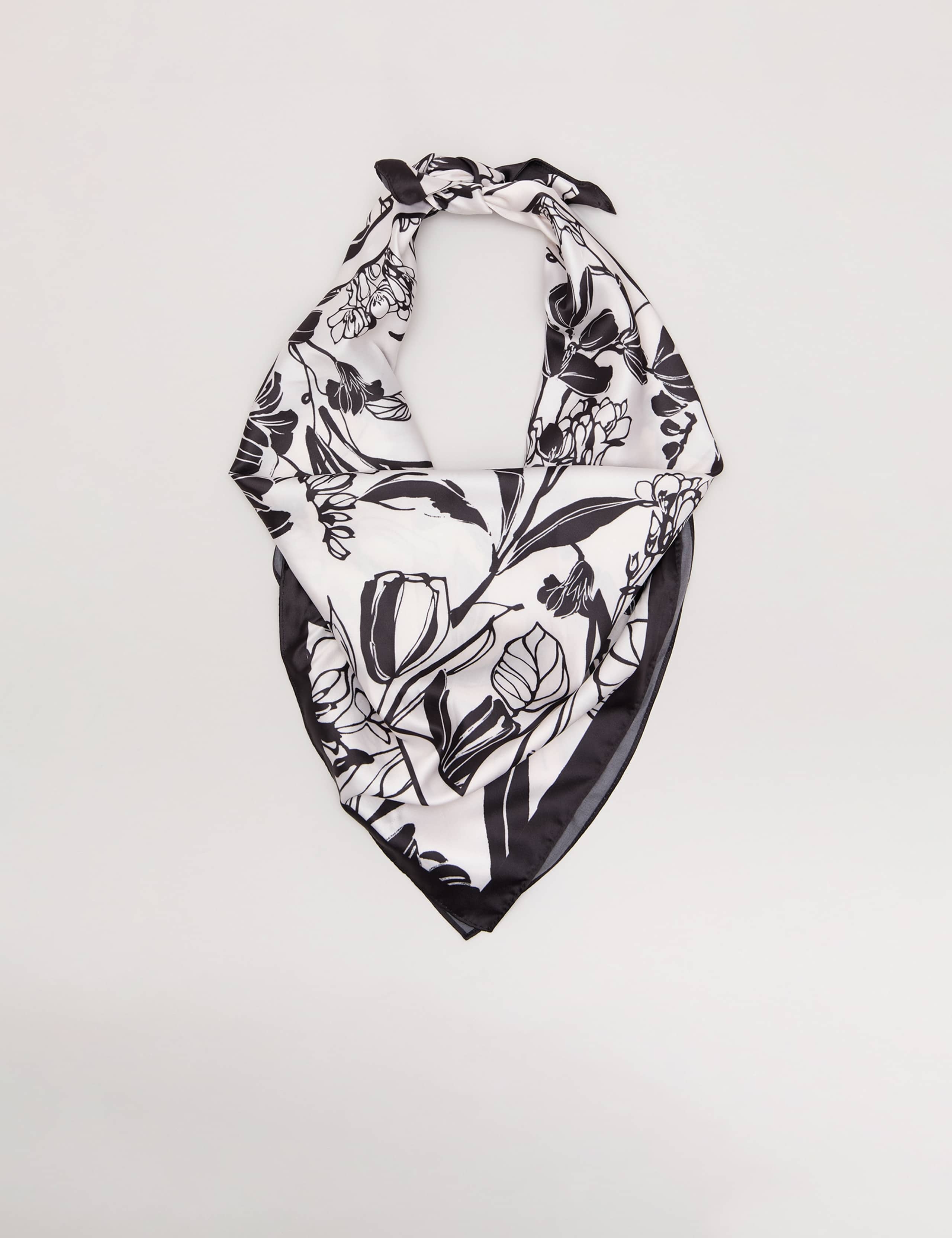 Floral Square Scarf