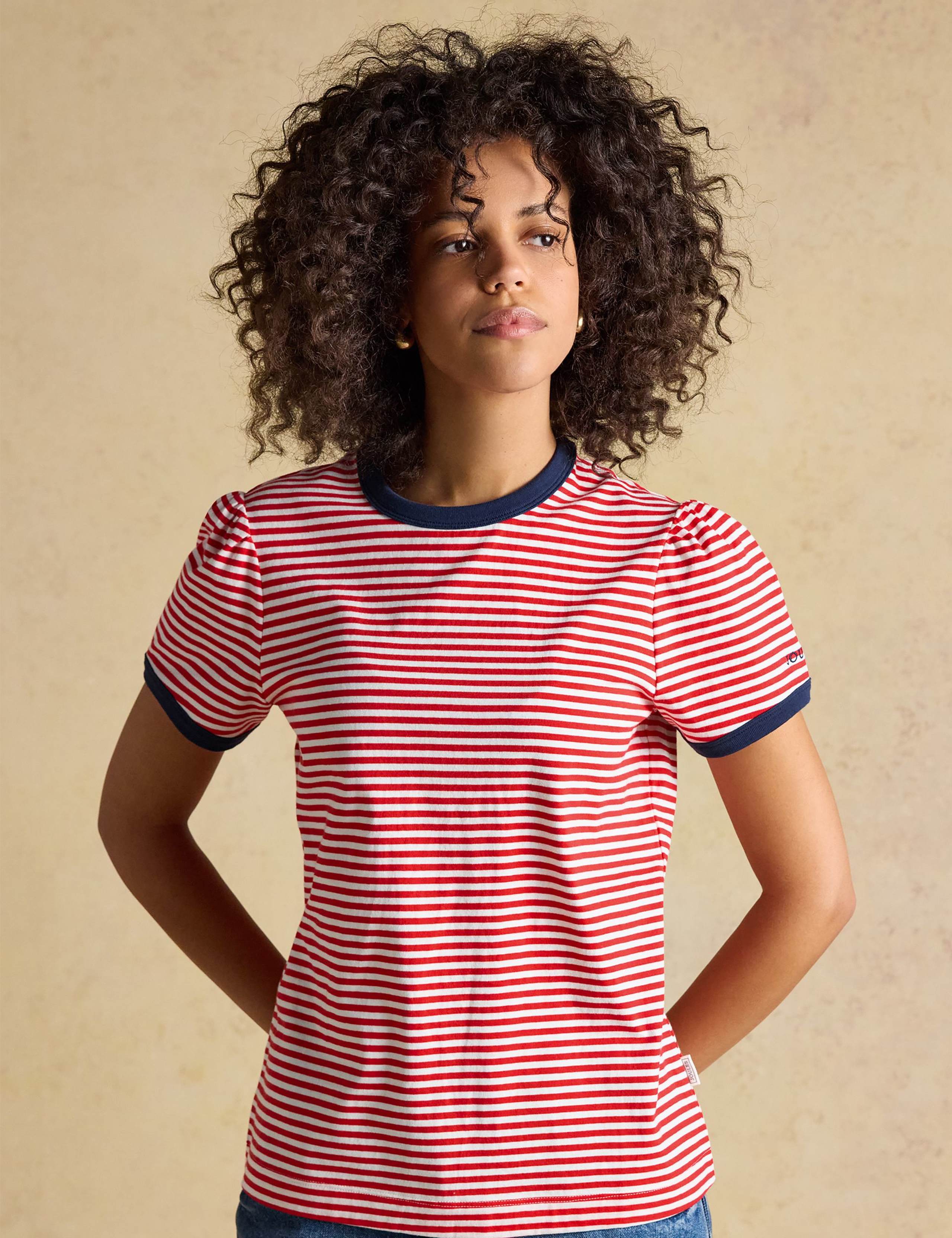 Pure Cotton Striped T-Shirt
