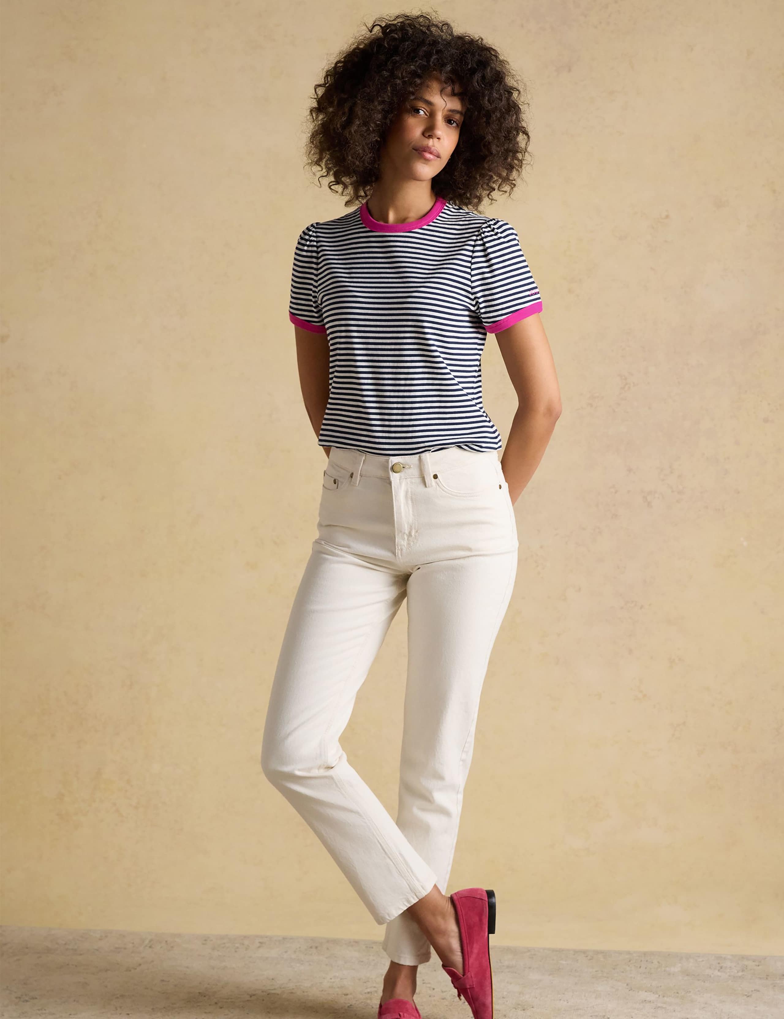 Pure Cotton Striped T-Shirt