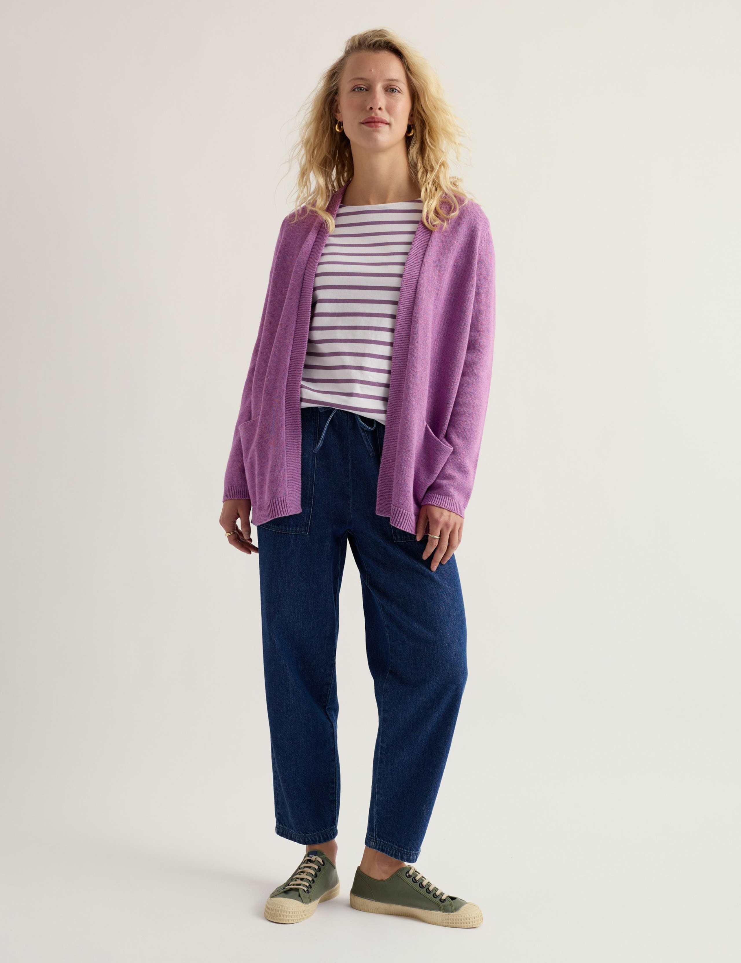 Pure Cotton Longline Cardigan