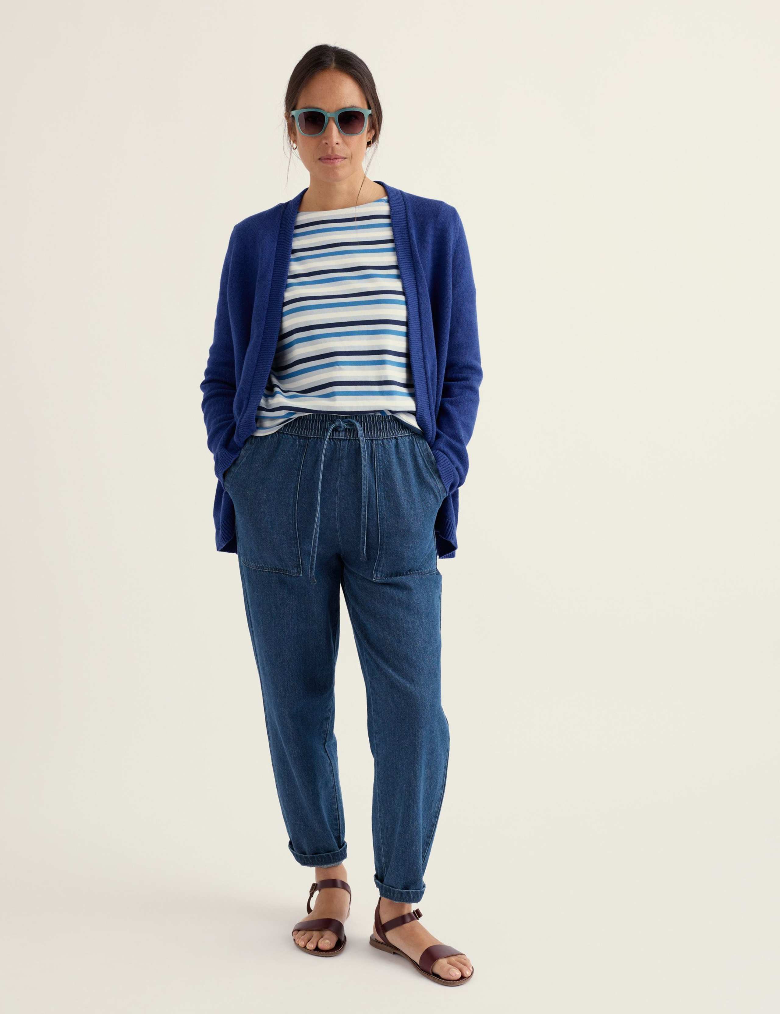 Pure Cotton Longline Cardigan