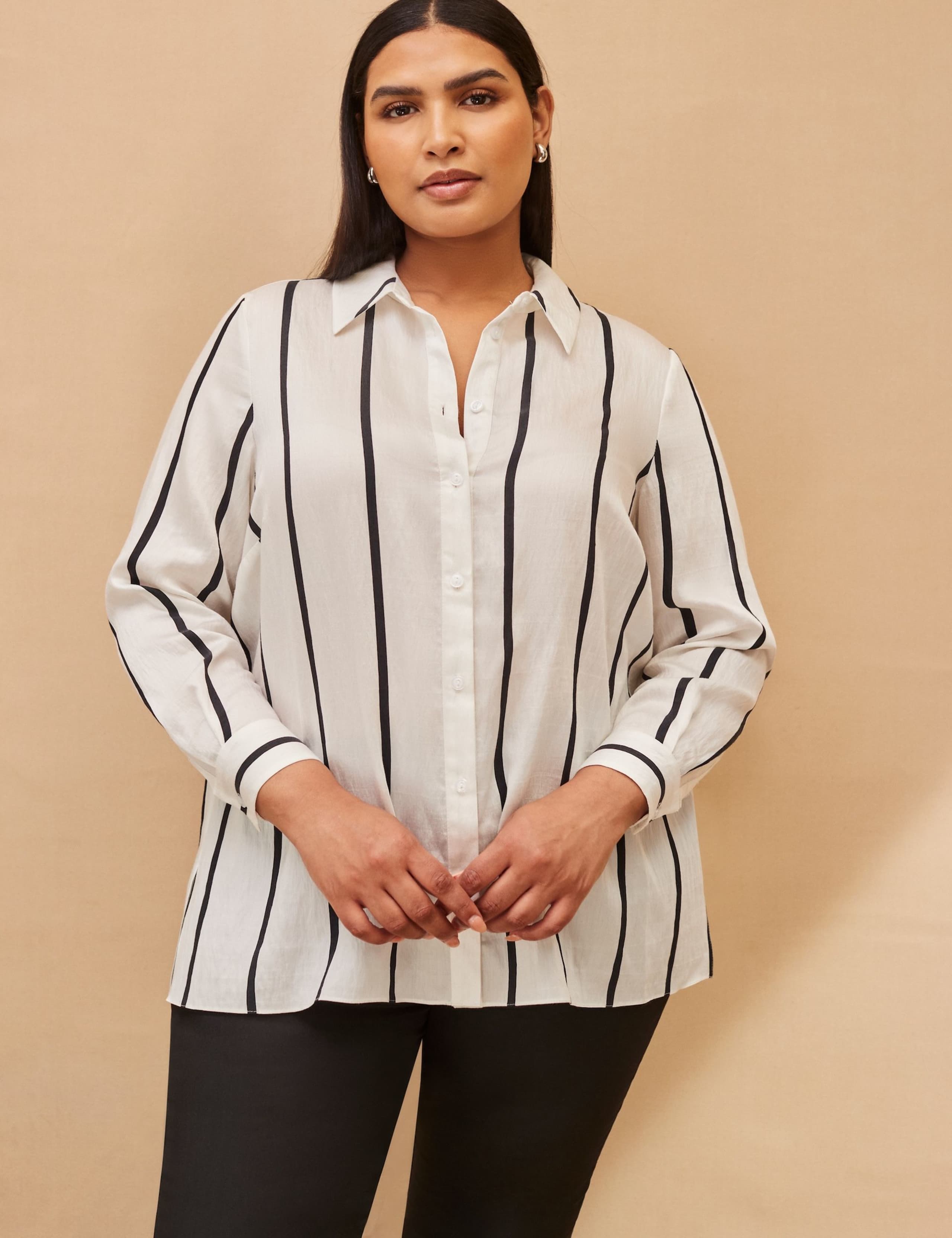 Striped Collared Shirt