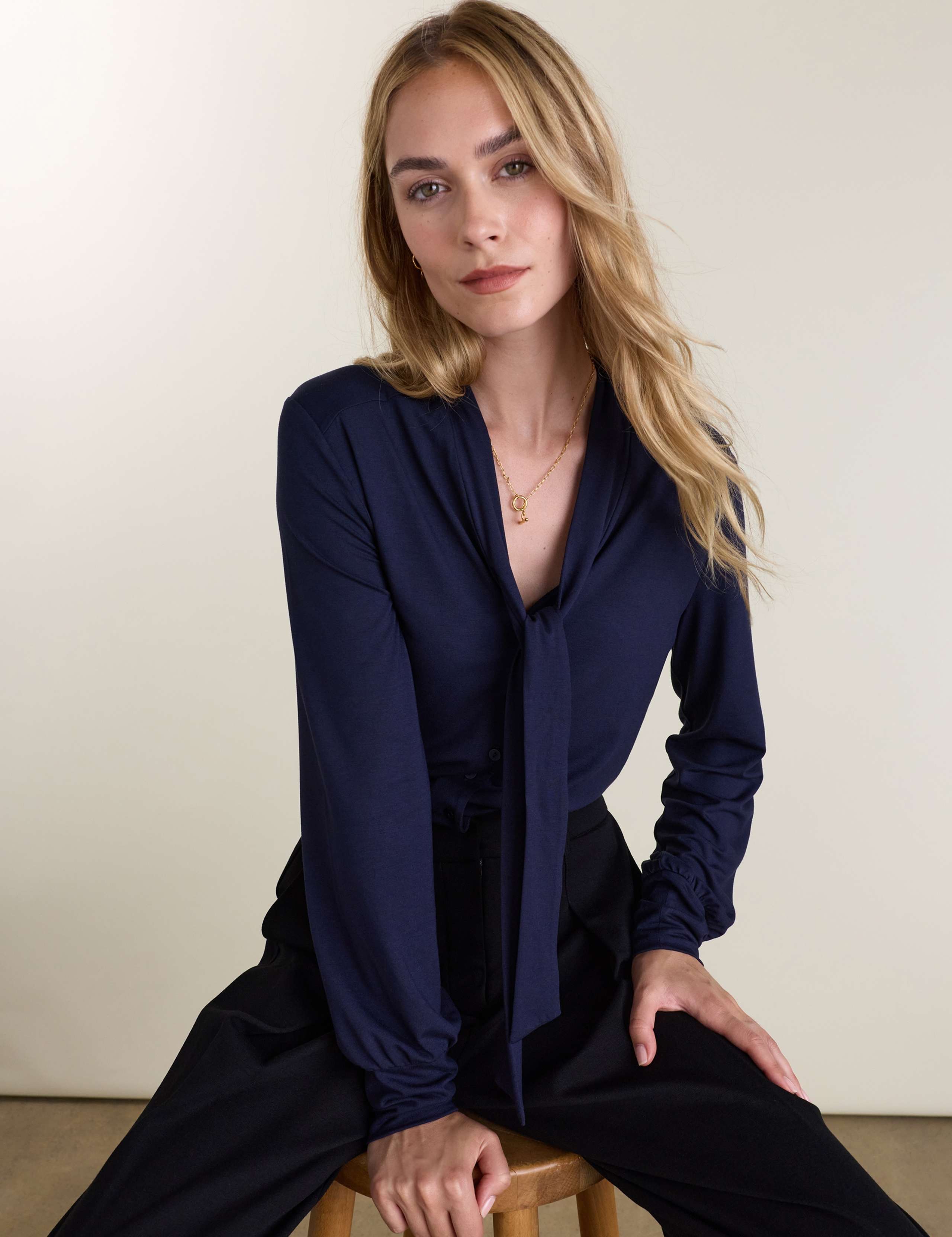 Tie Neck Blouse
