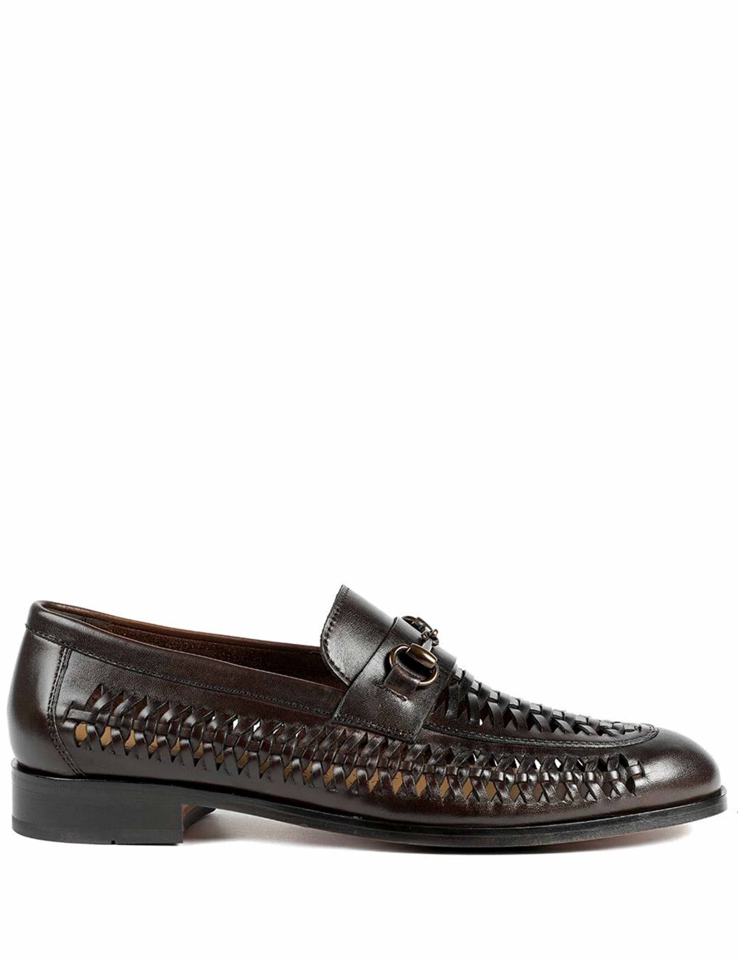 Leather Slip On Loafers