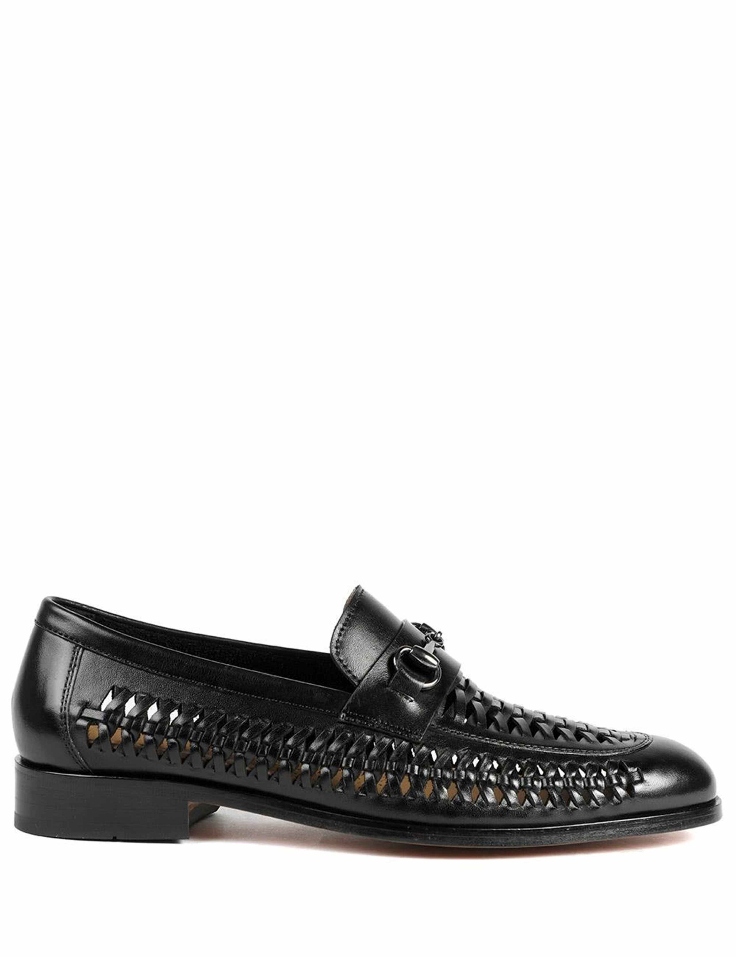 Leather Slip On Loafers