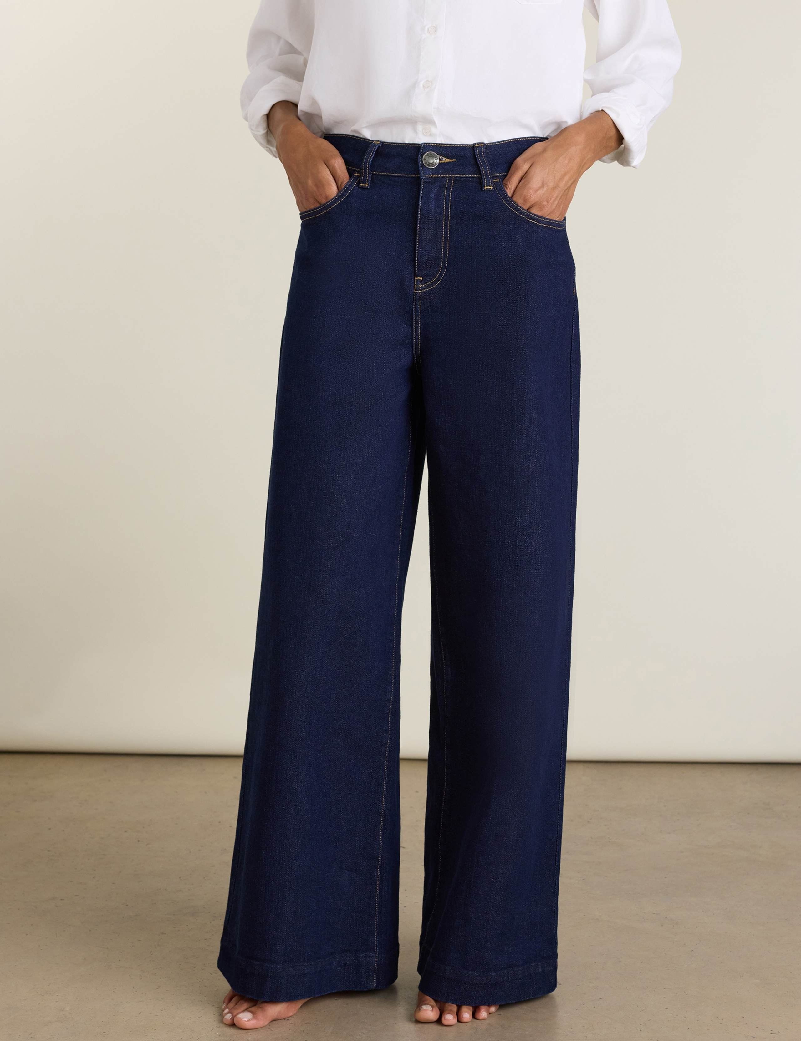 High Waisted Palazzo Jeans