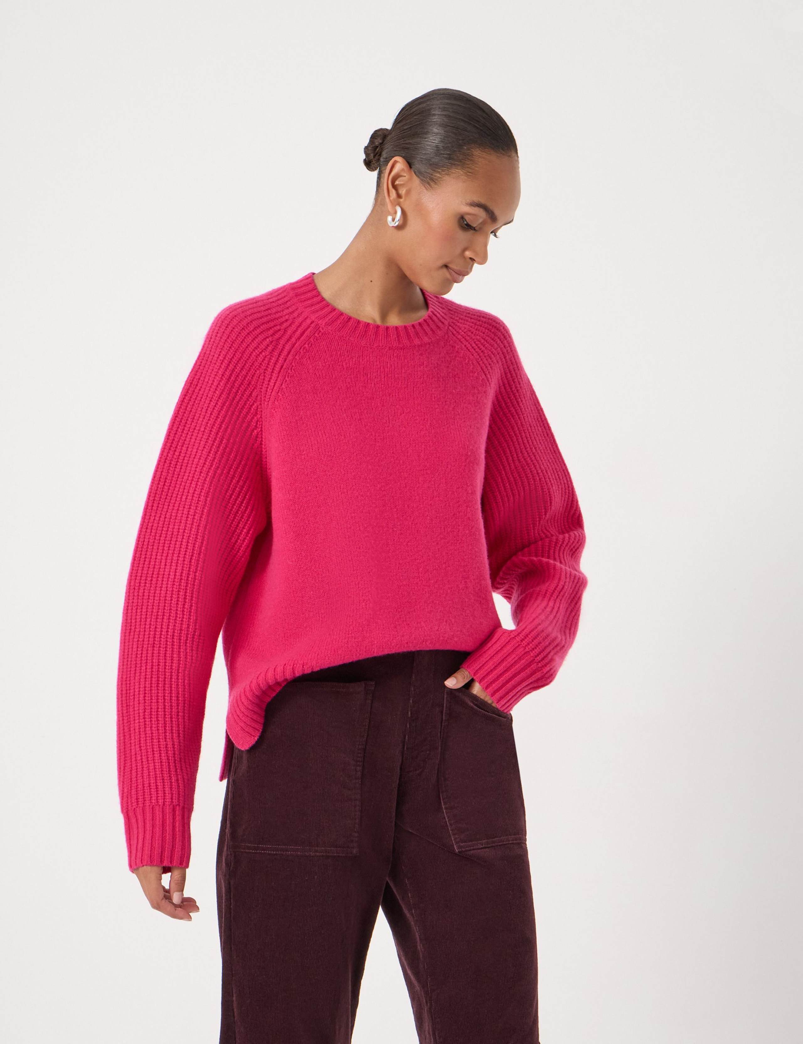 Pure Merino Wool Detachable Roll Neck Jumper