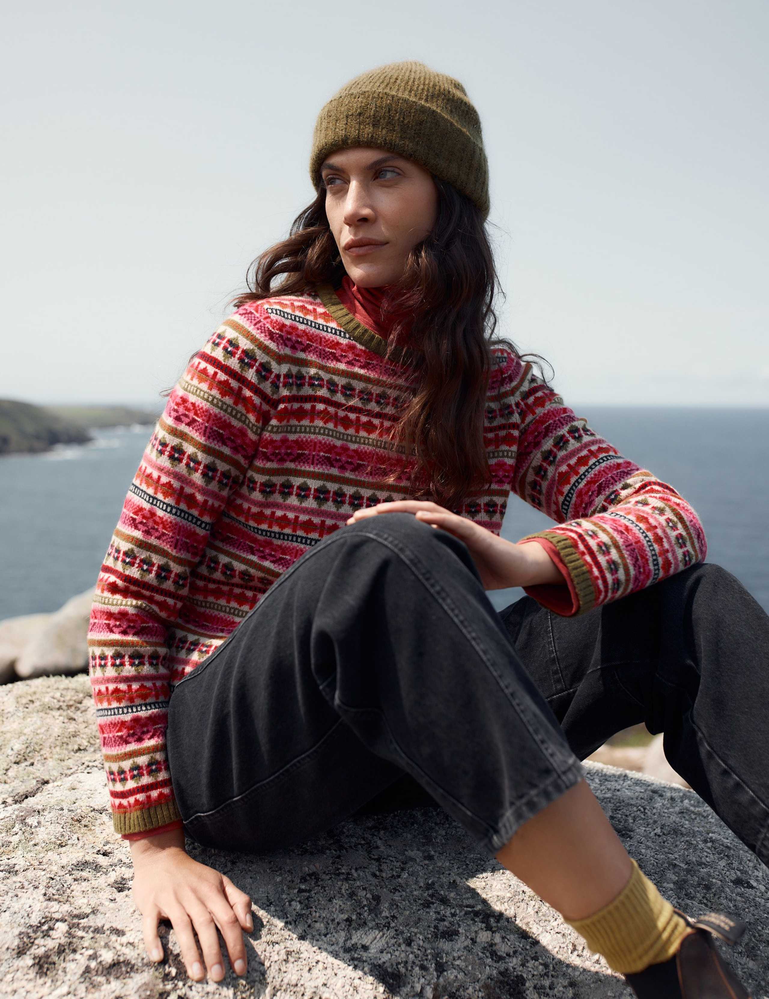 Merino Wool Rich Fair Isle Jumper