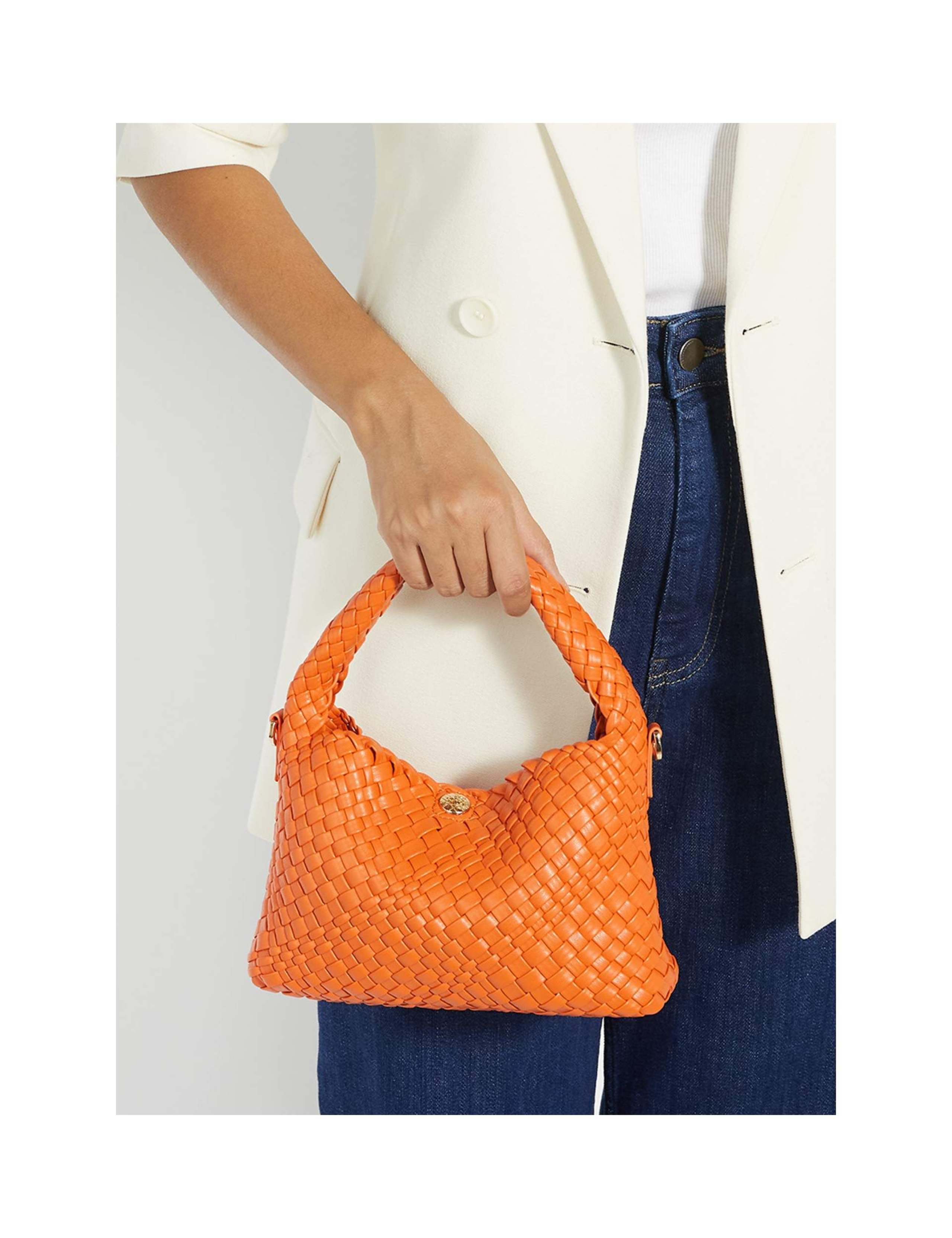 Woven Cross Body Bag