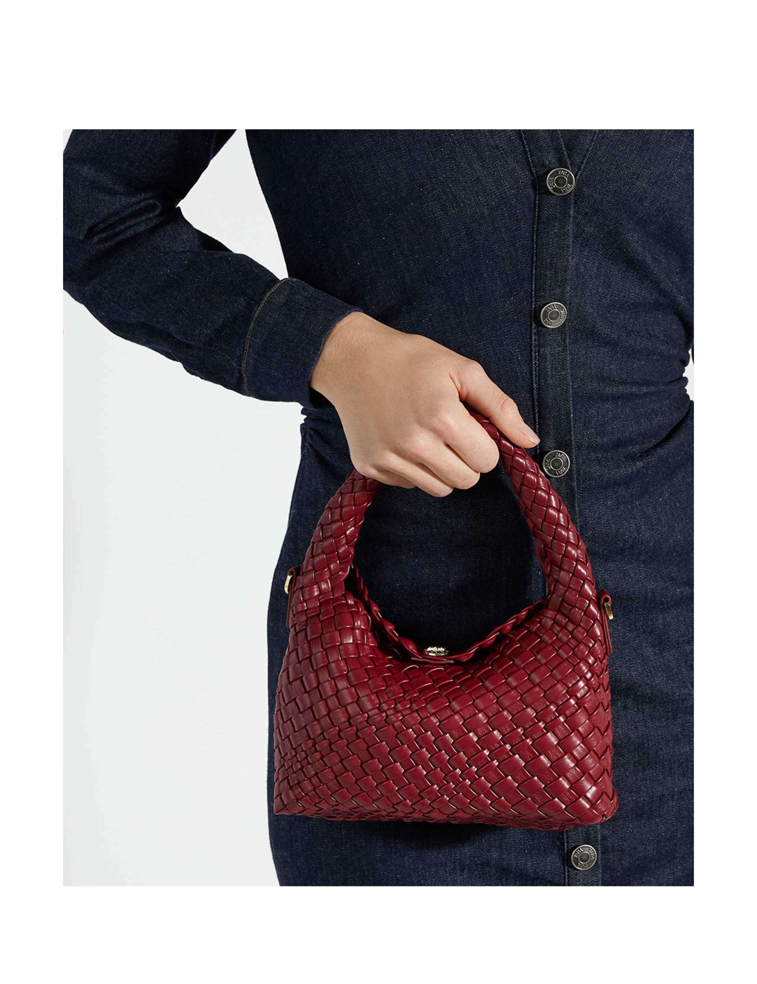 Woven Cross Body Bag