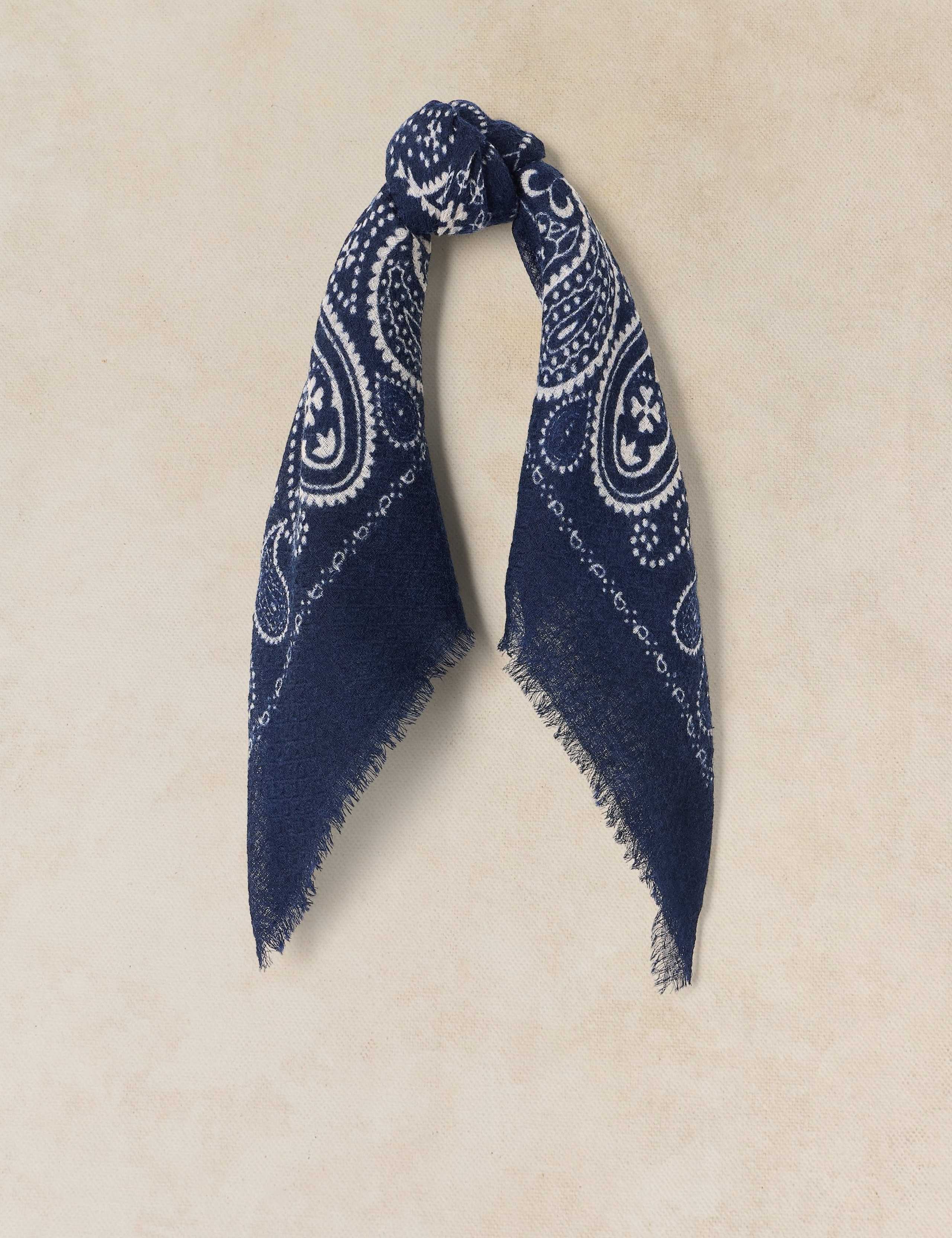 Pure Wool Square Scarf
