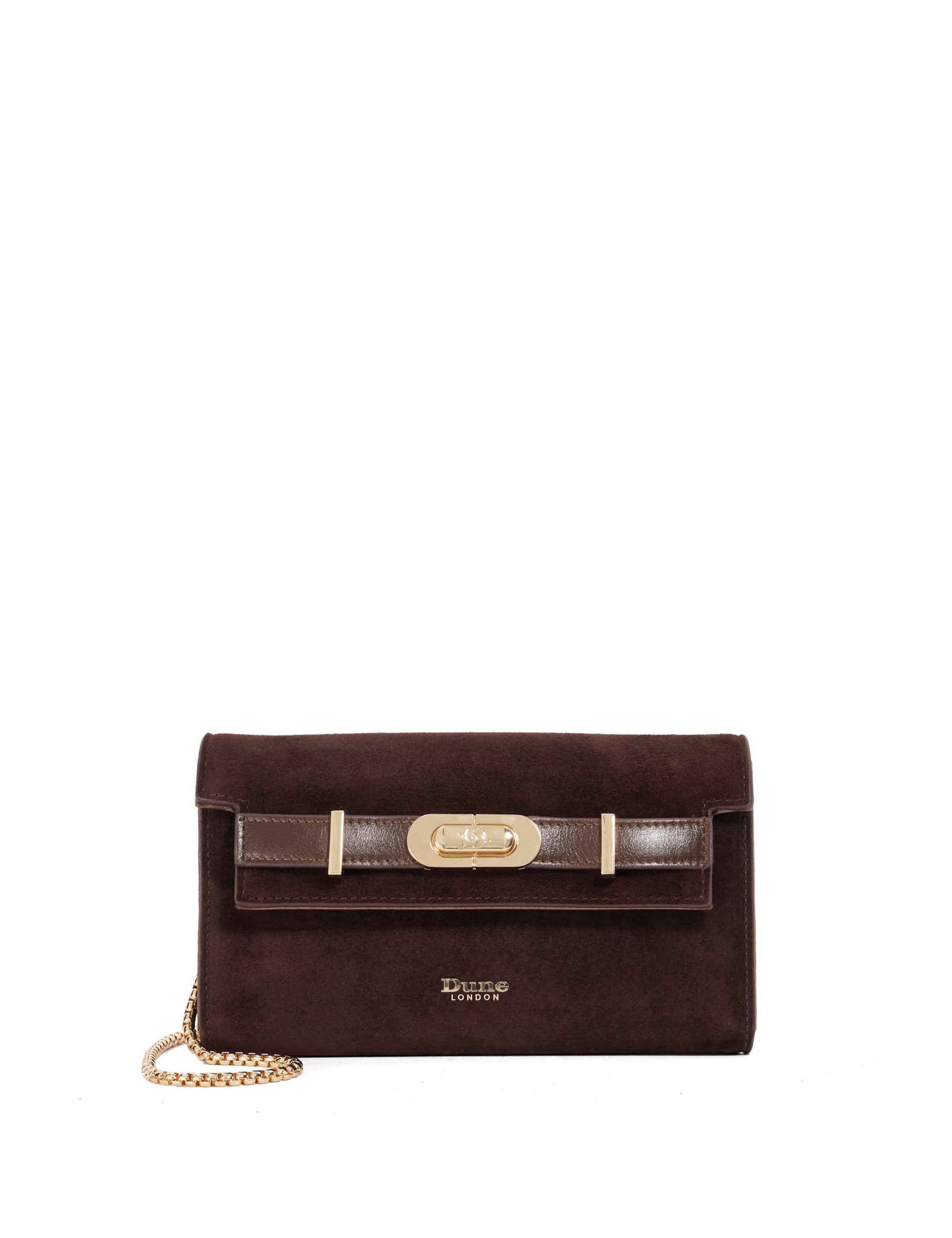 Leather Chain Strap Cross Body Bag