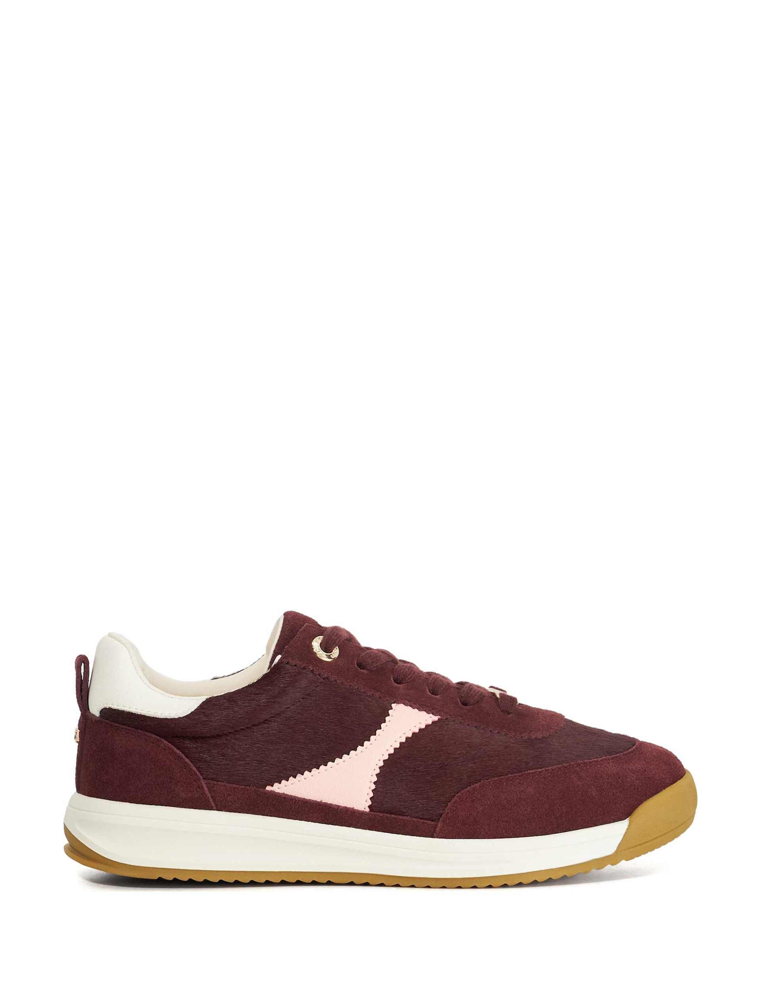 Suede Lace Up Trainers