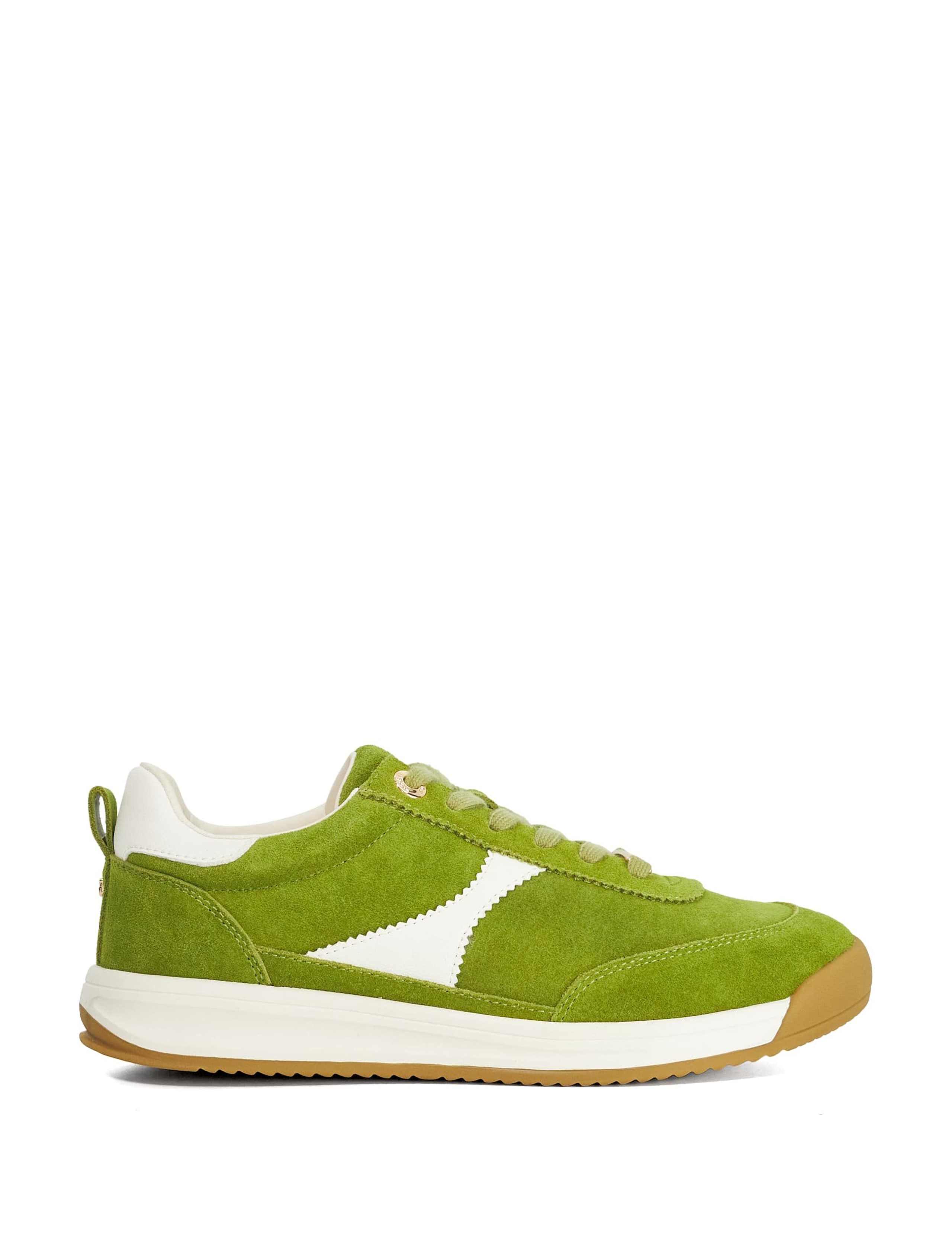 Suede Lace Up Trainers