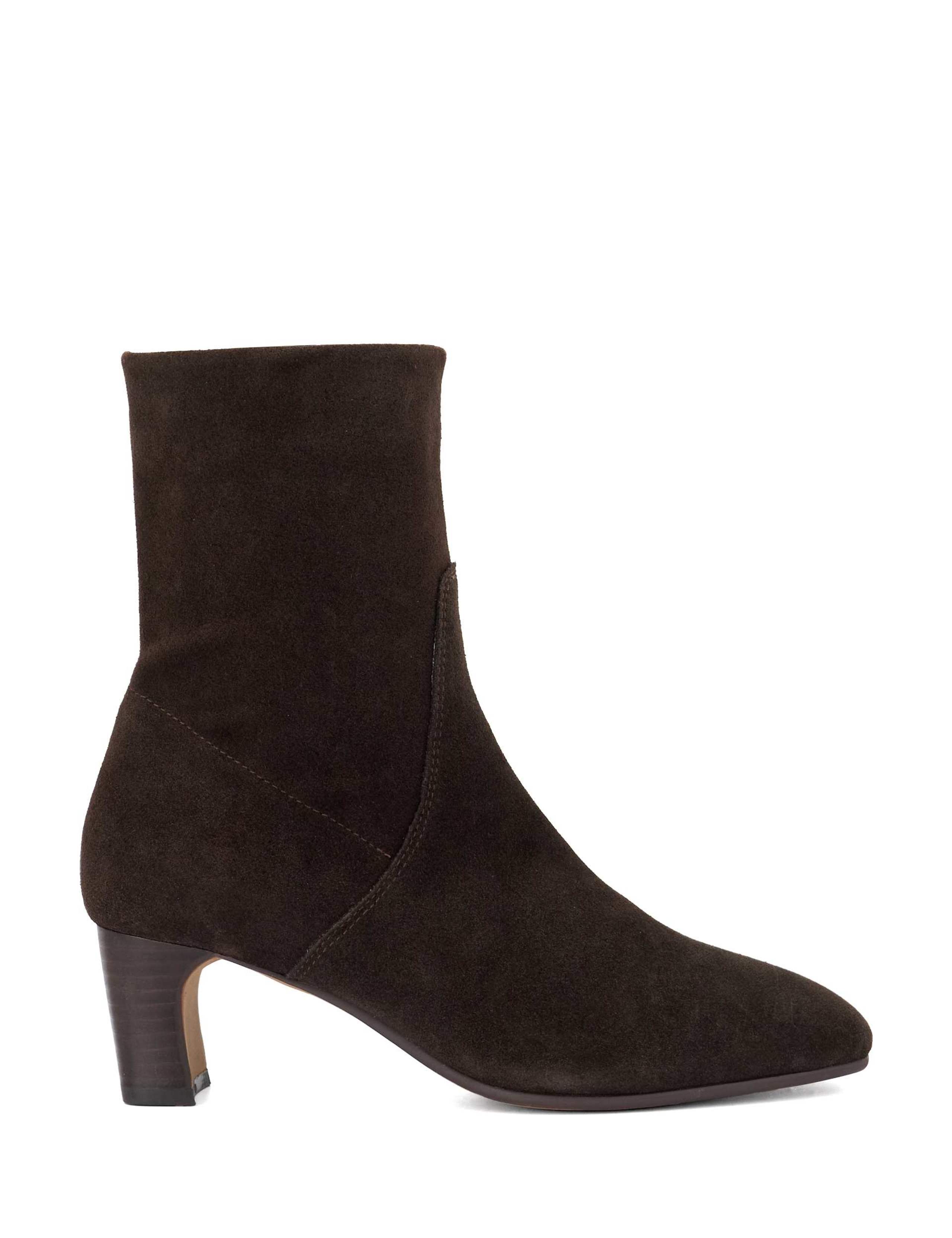 Western Style Block Heel Ankle Boots