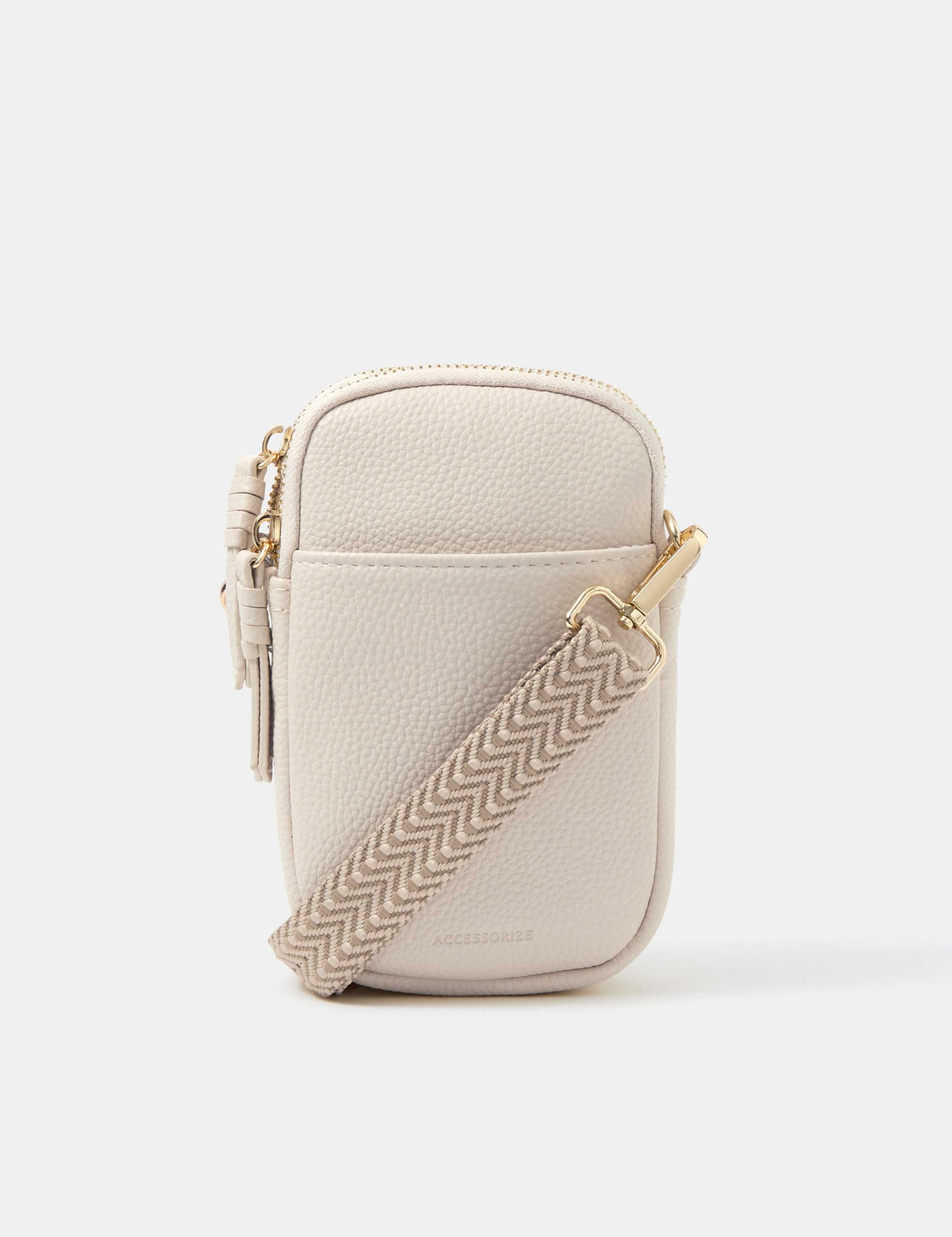 Double Pouch Cross Body Phone Bag