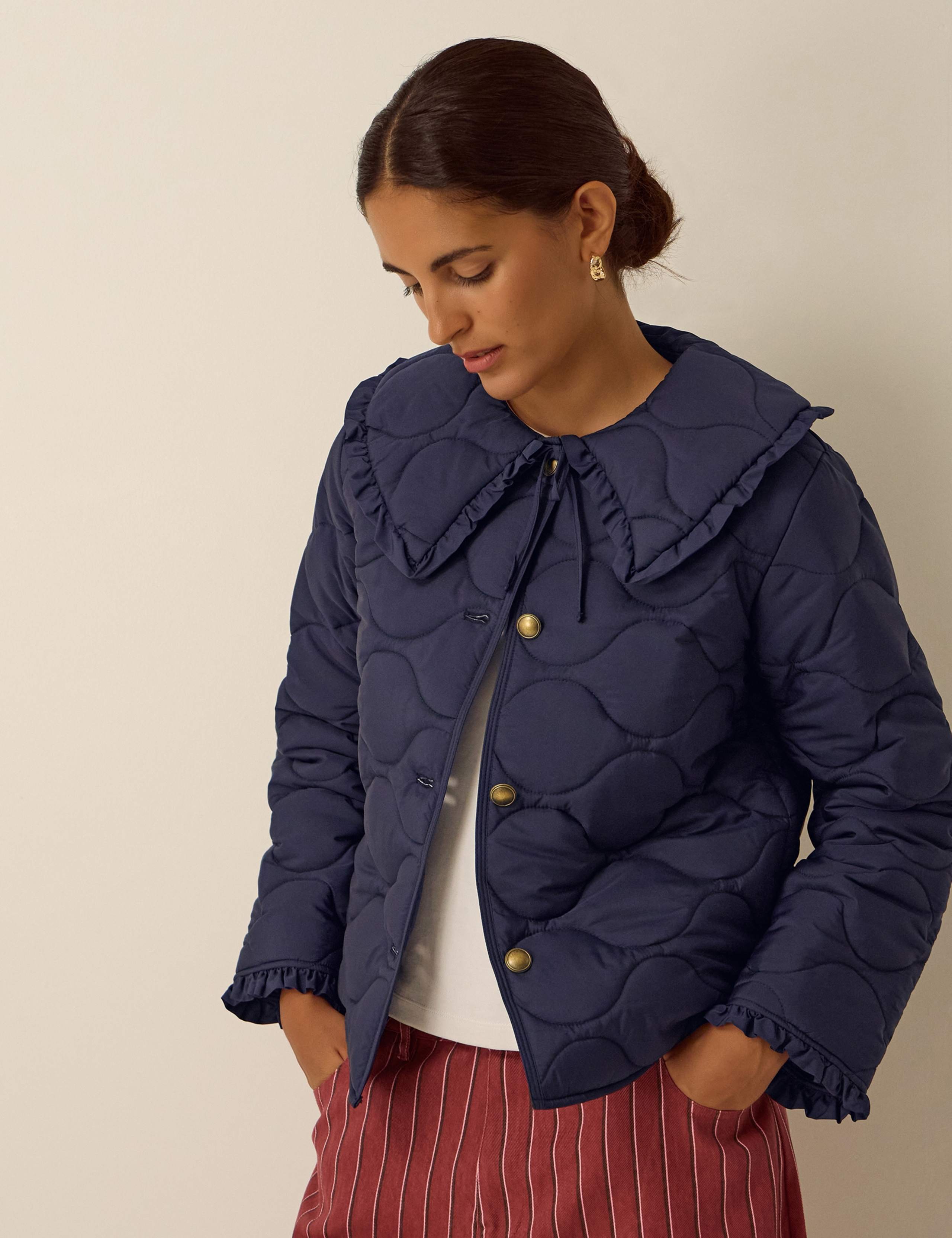 Quilted Collared Jacket