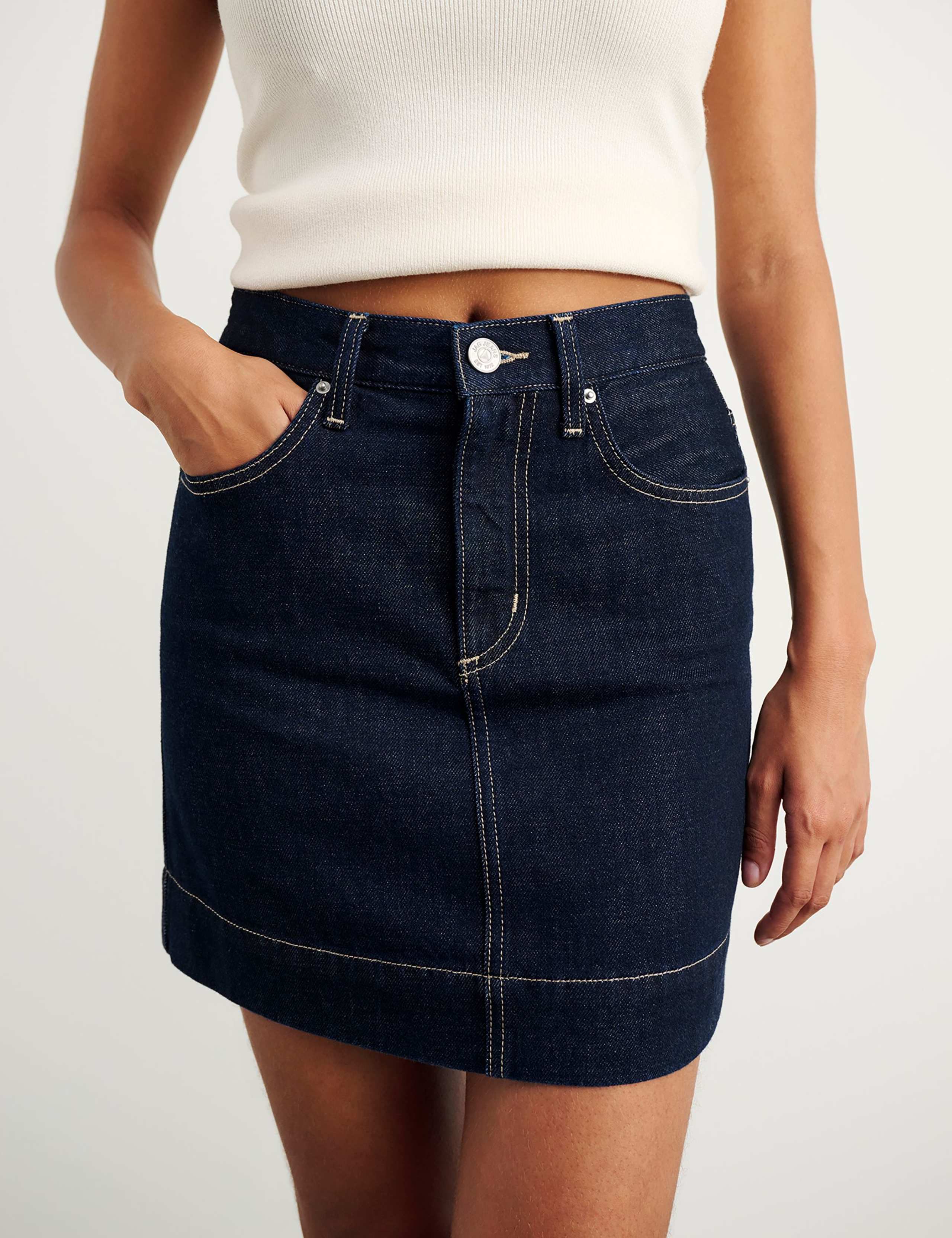 Denim Mini Skirt