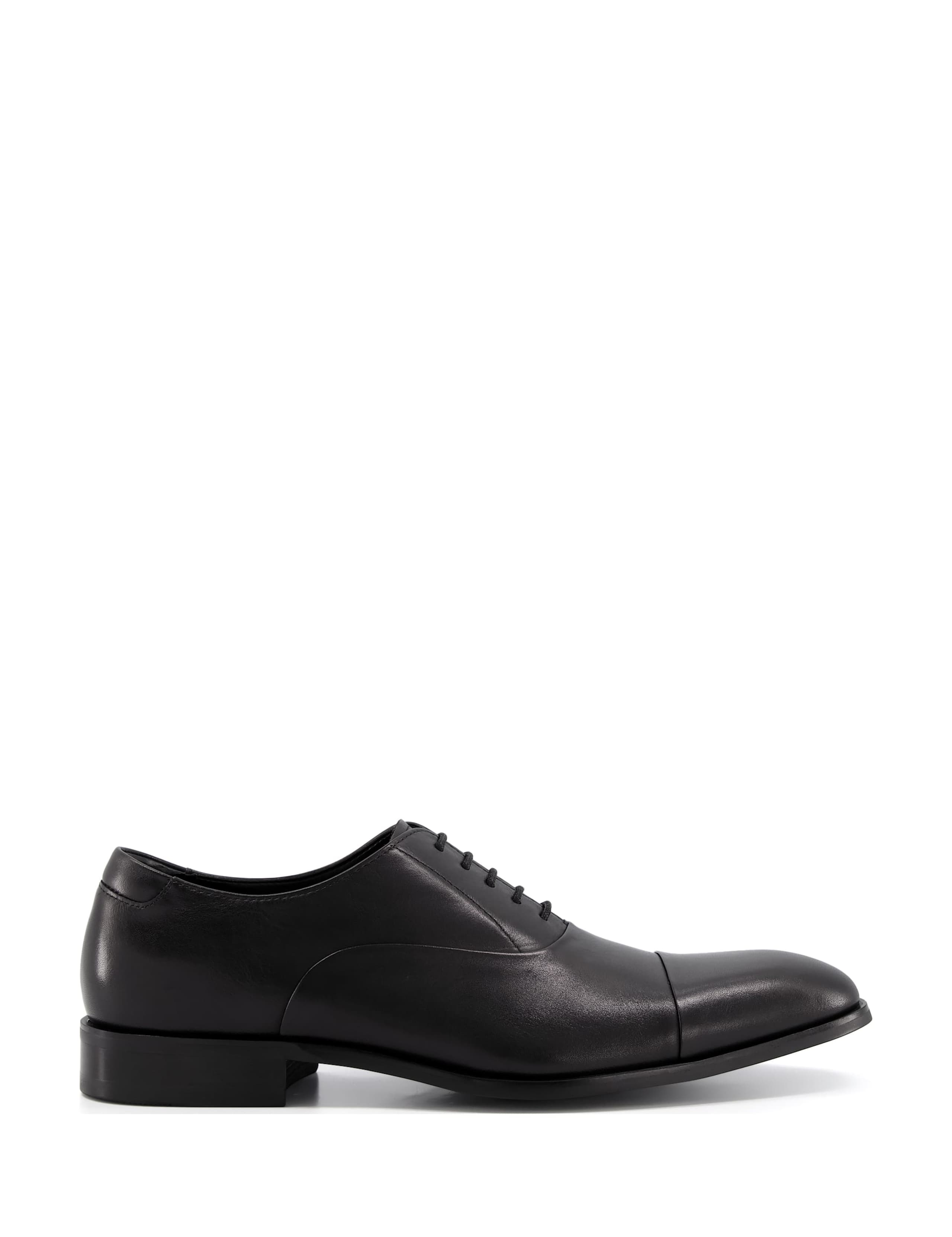 Wide Fit Leather Oxford Shoes