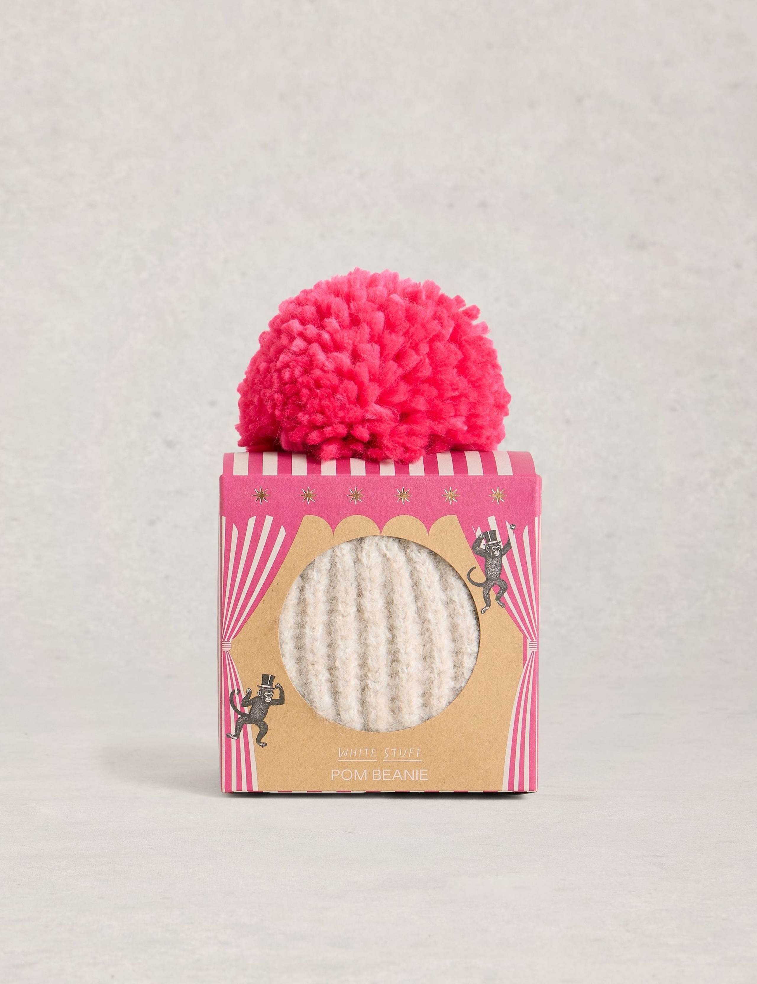 Striped Pom Pom Hat in a Box