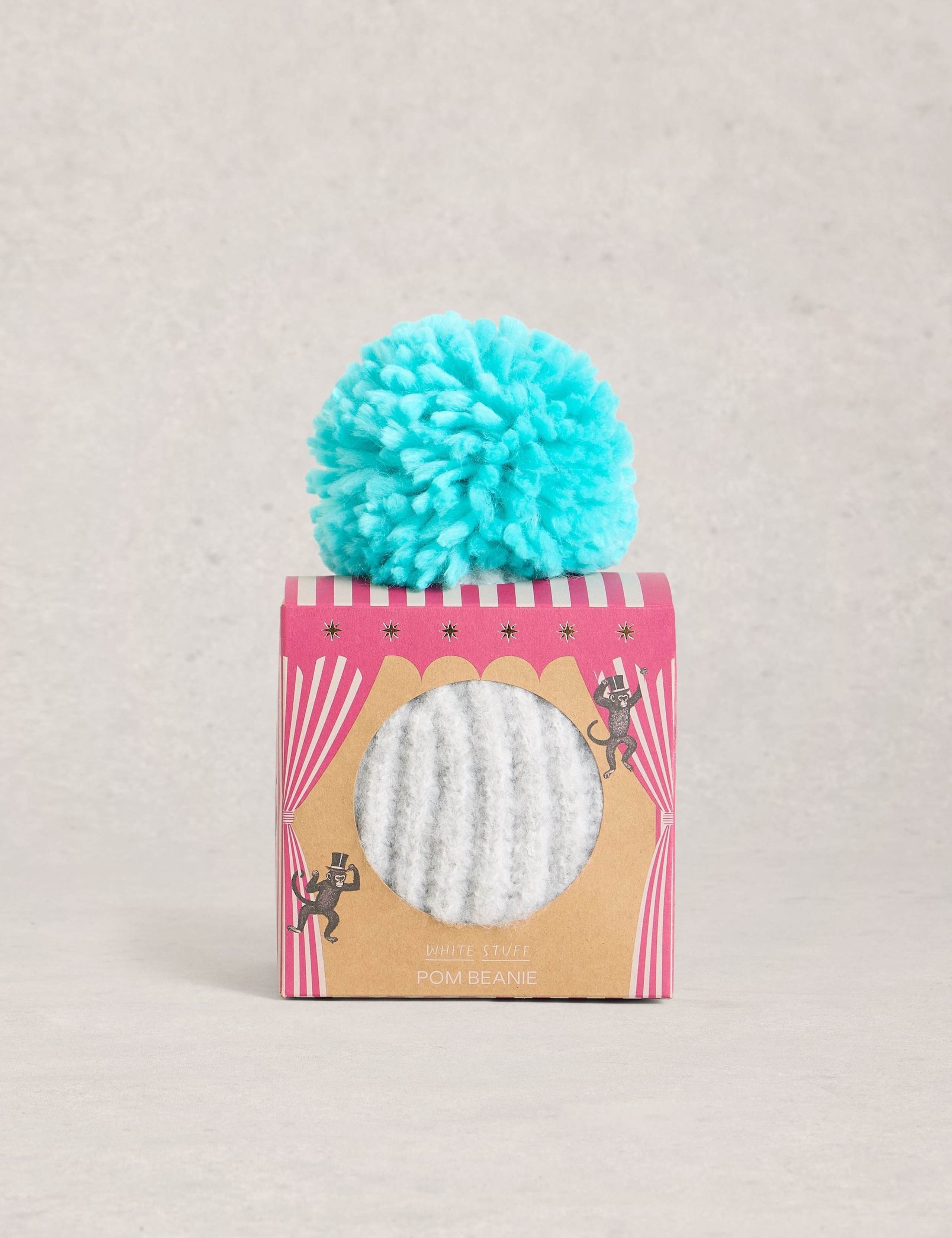 Striped Pom Pom Hat in a Box