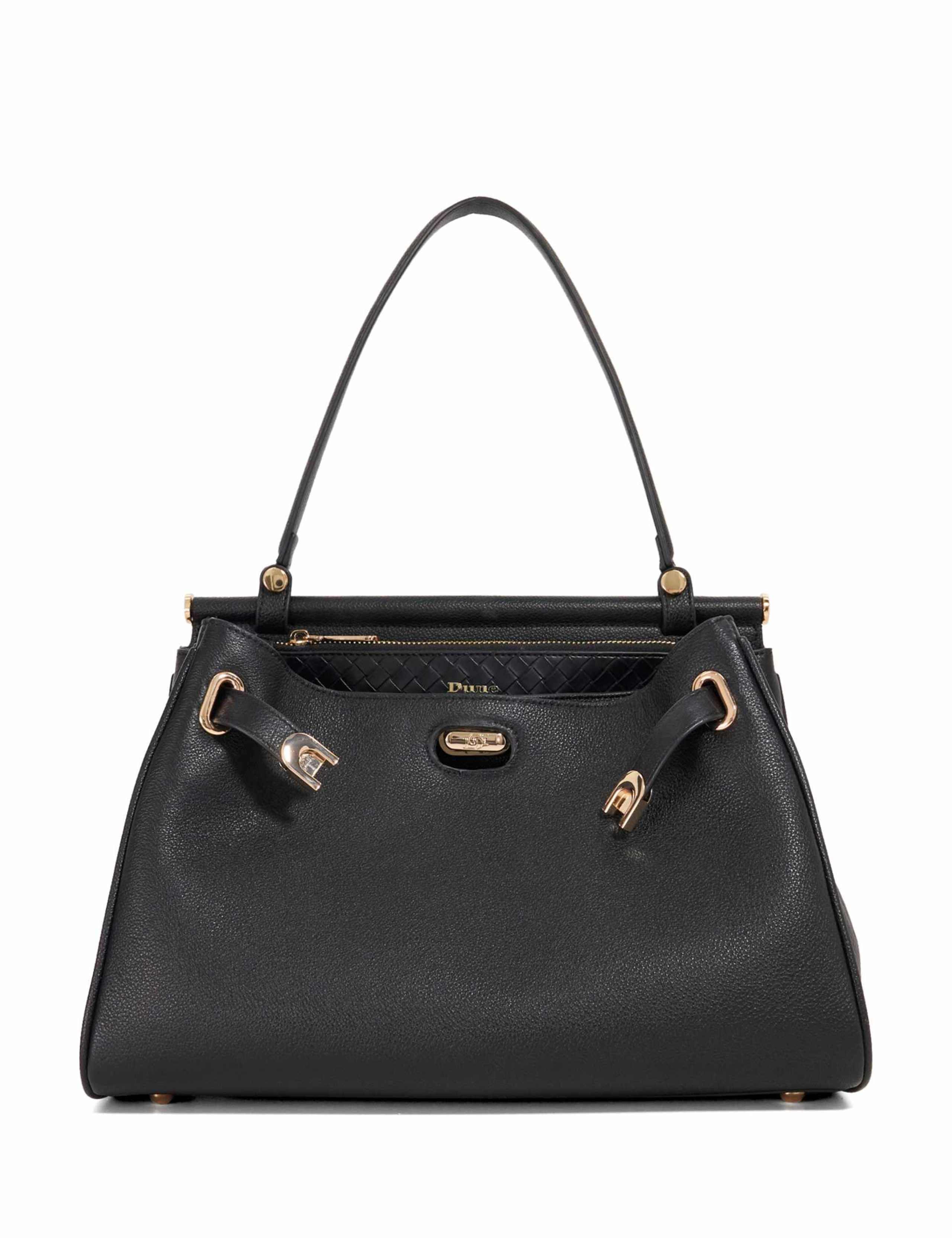 Leather and Faux Leather Slouchy Grab Bag