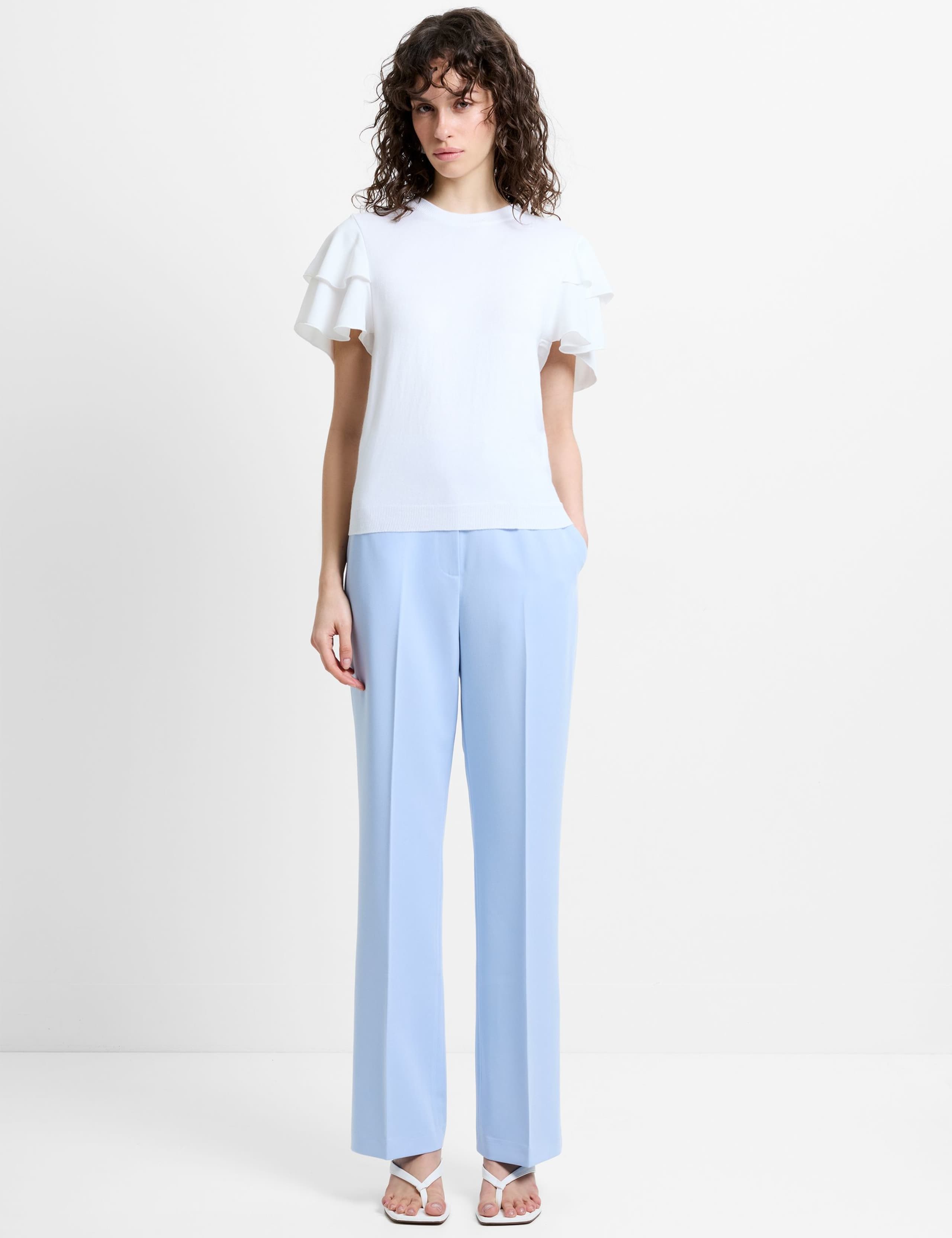 Straight Leg Trousers