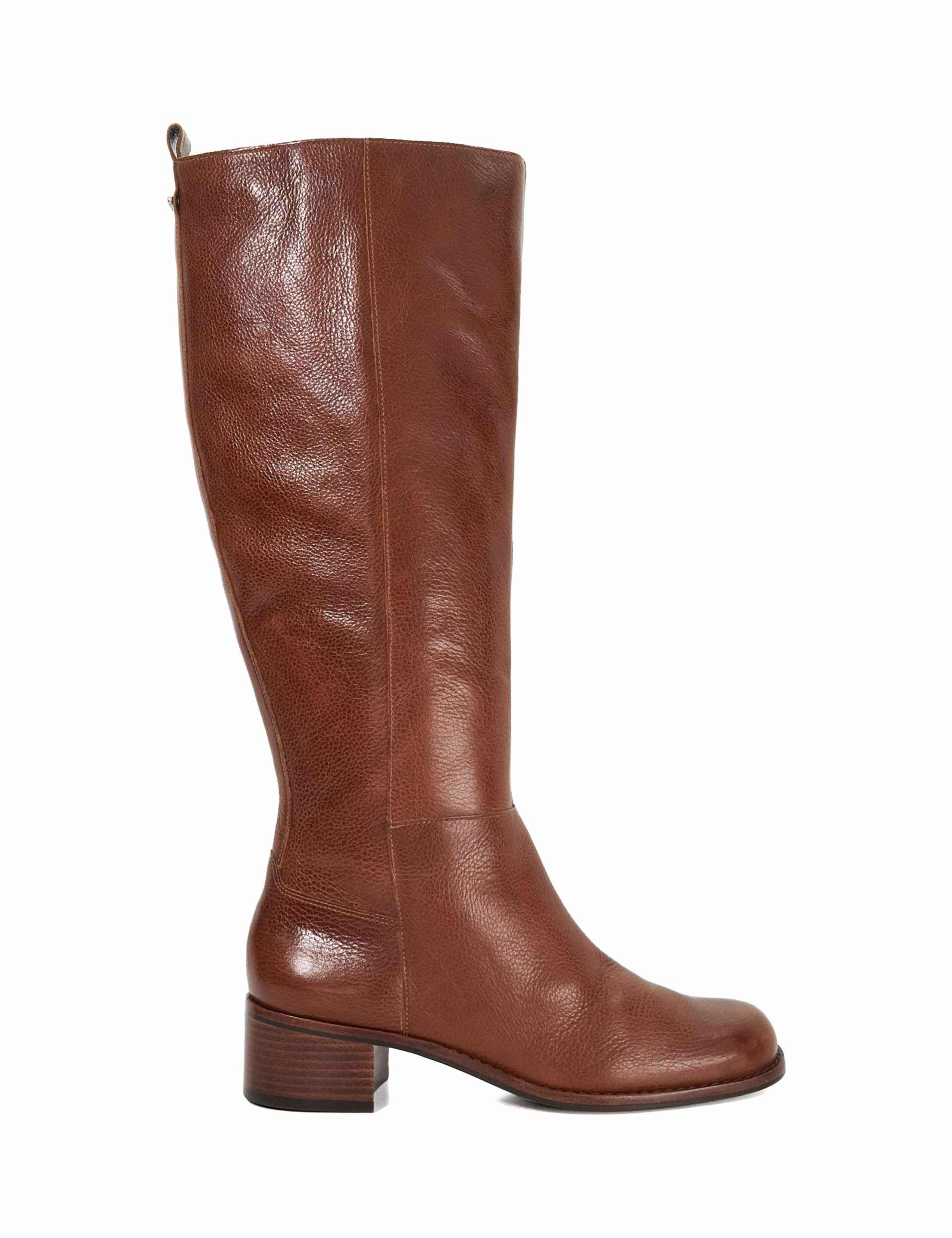 Leather Knee High Boots