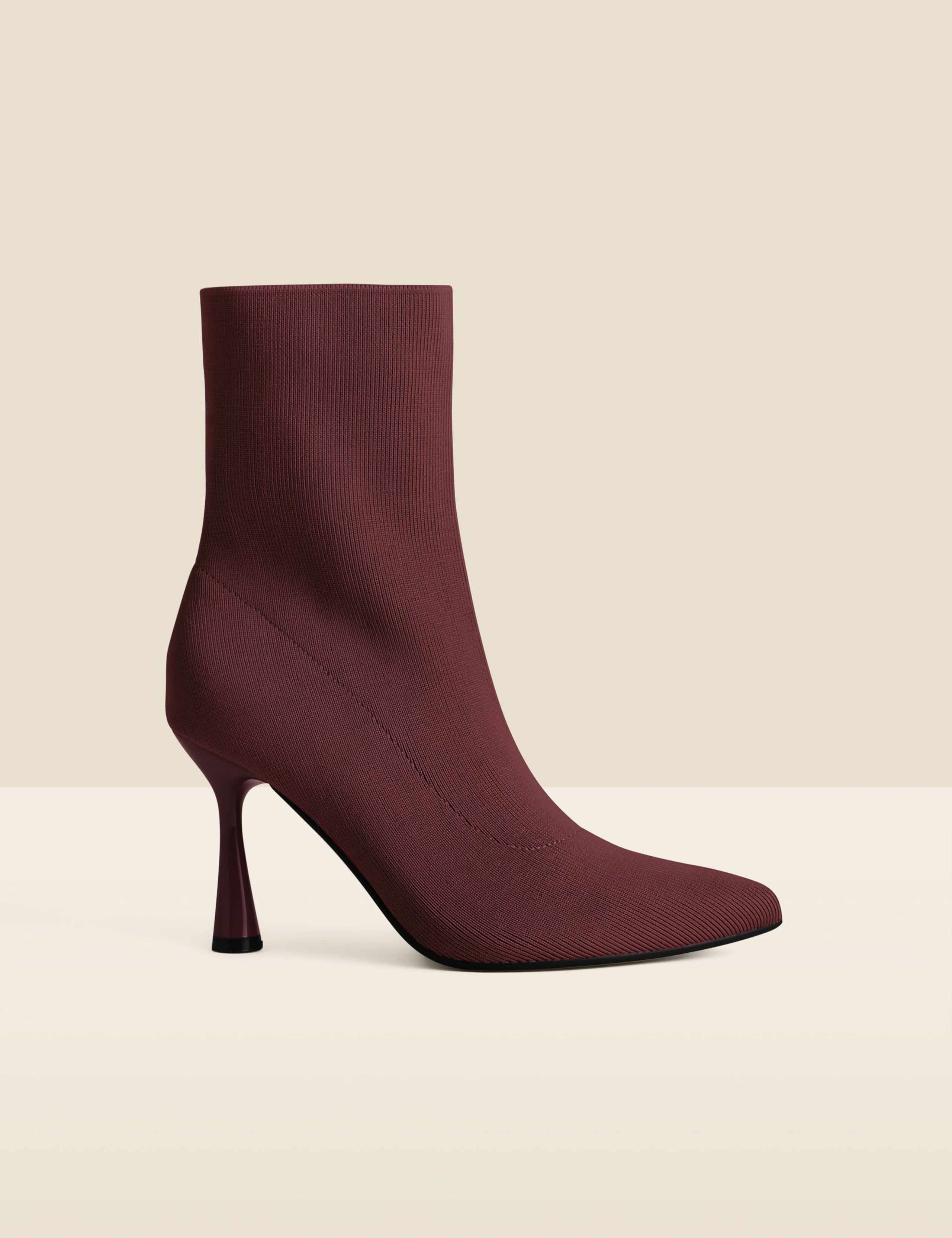 Stiletto Heel Pointed Sock Boots