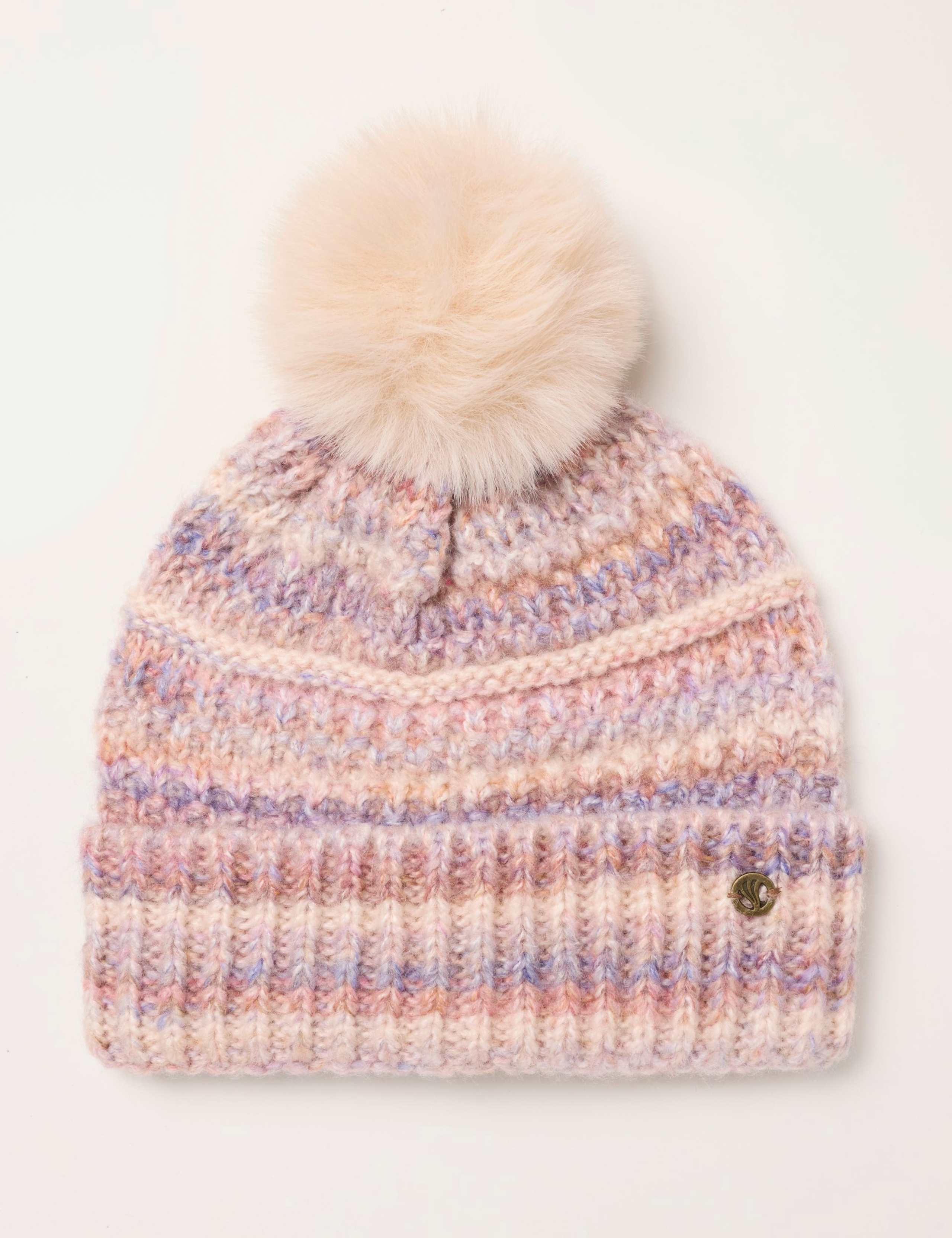 Striped Bobble Hat