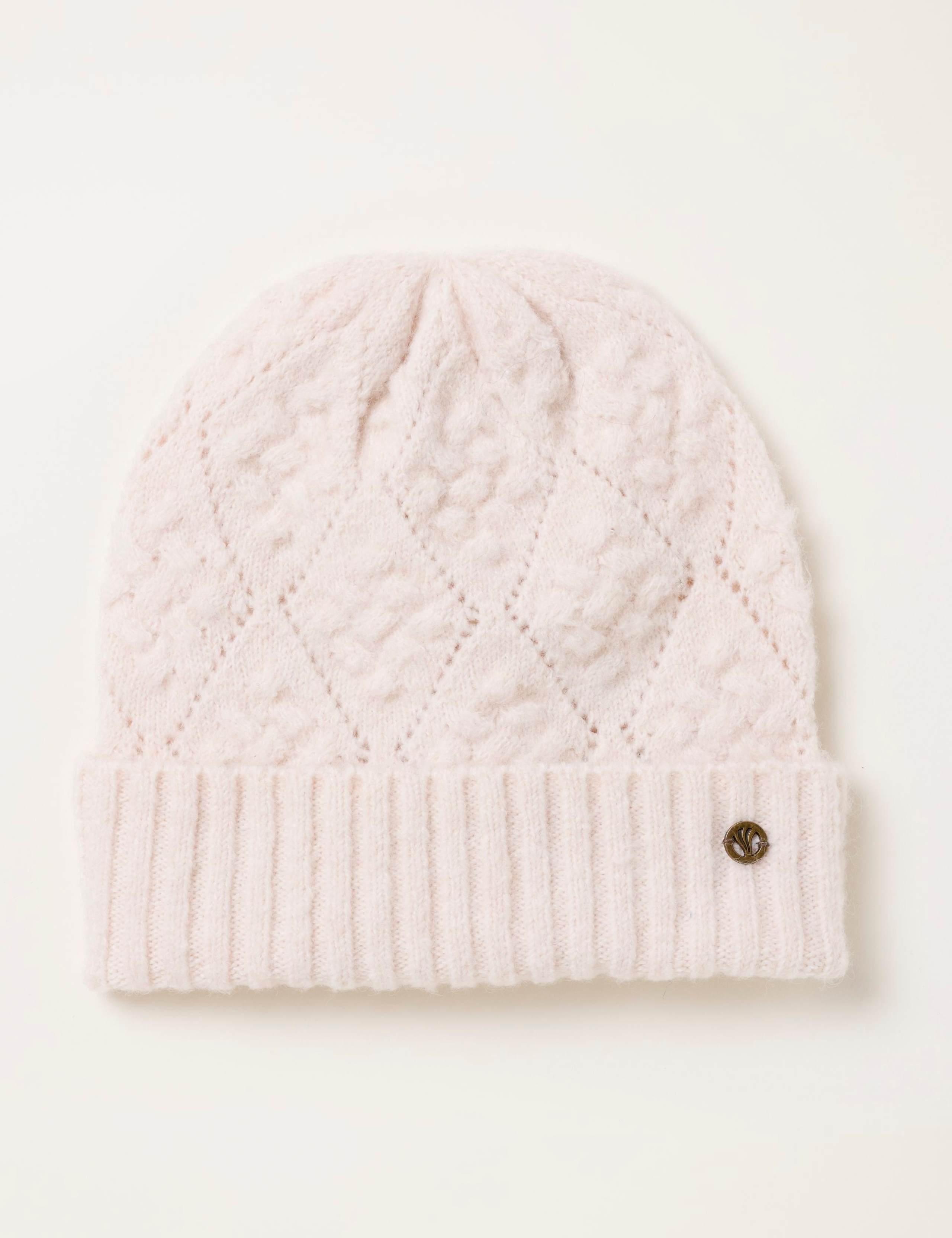 Pointelle Beanie Hat