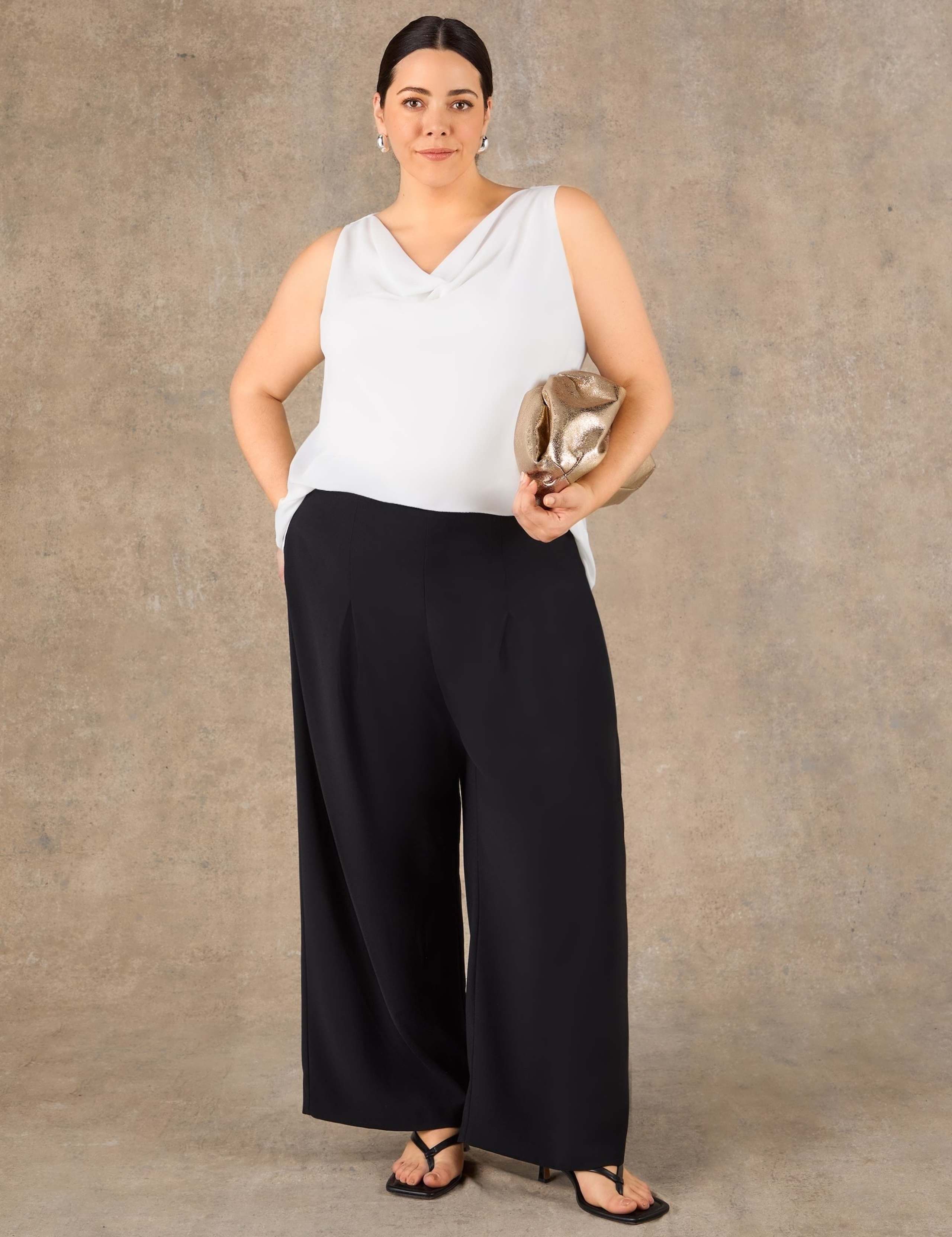 Cowl Neck Relaxed Vest Top