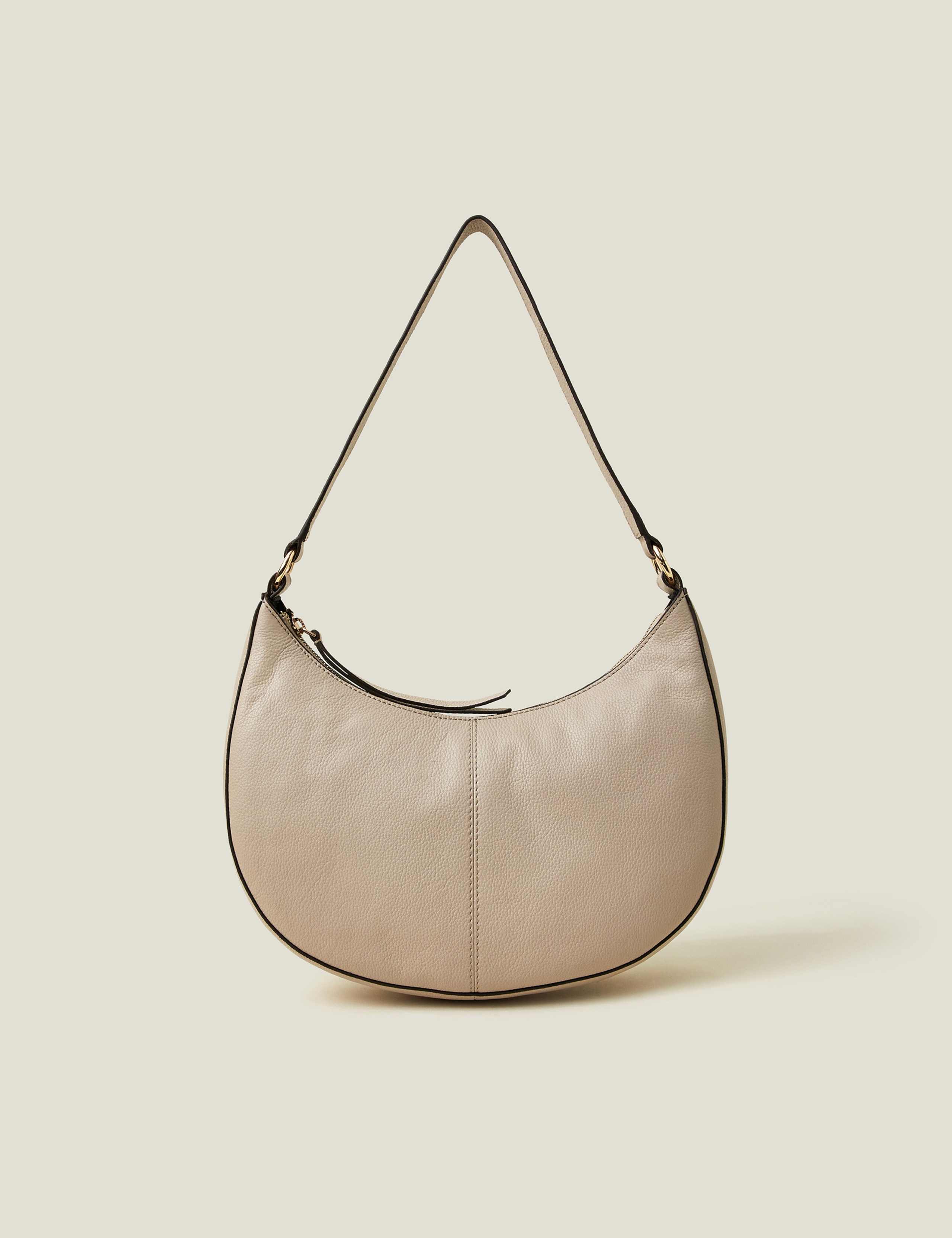 Leather Pebble Grain Shoulder Bag