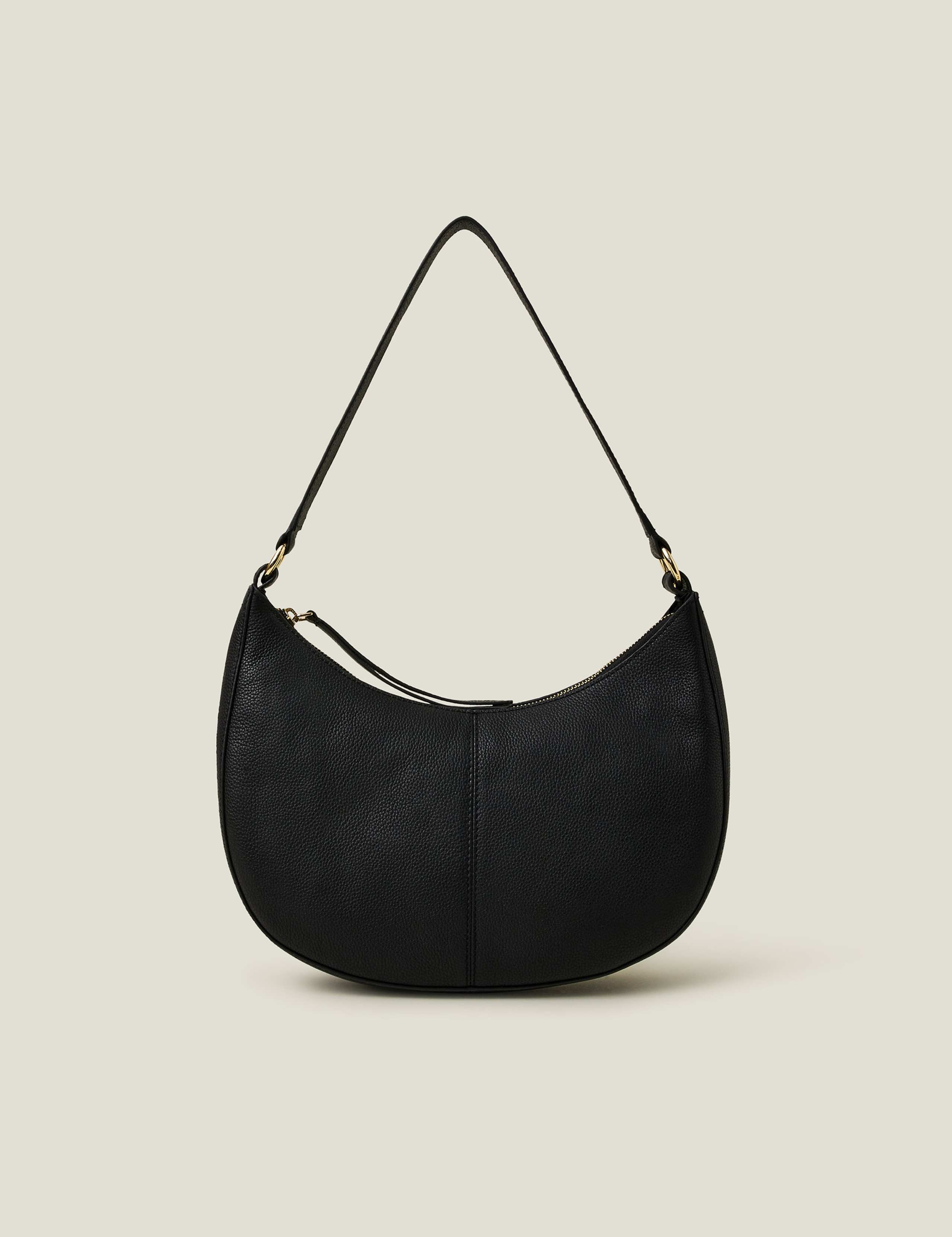 Leather Pebble Grain Shoulder Bag