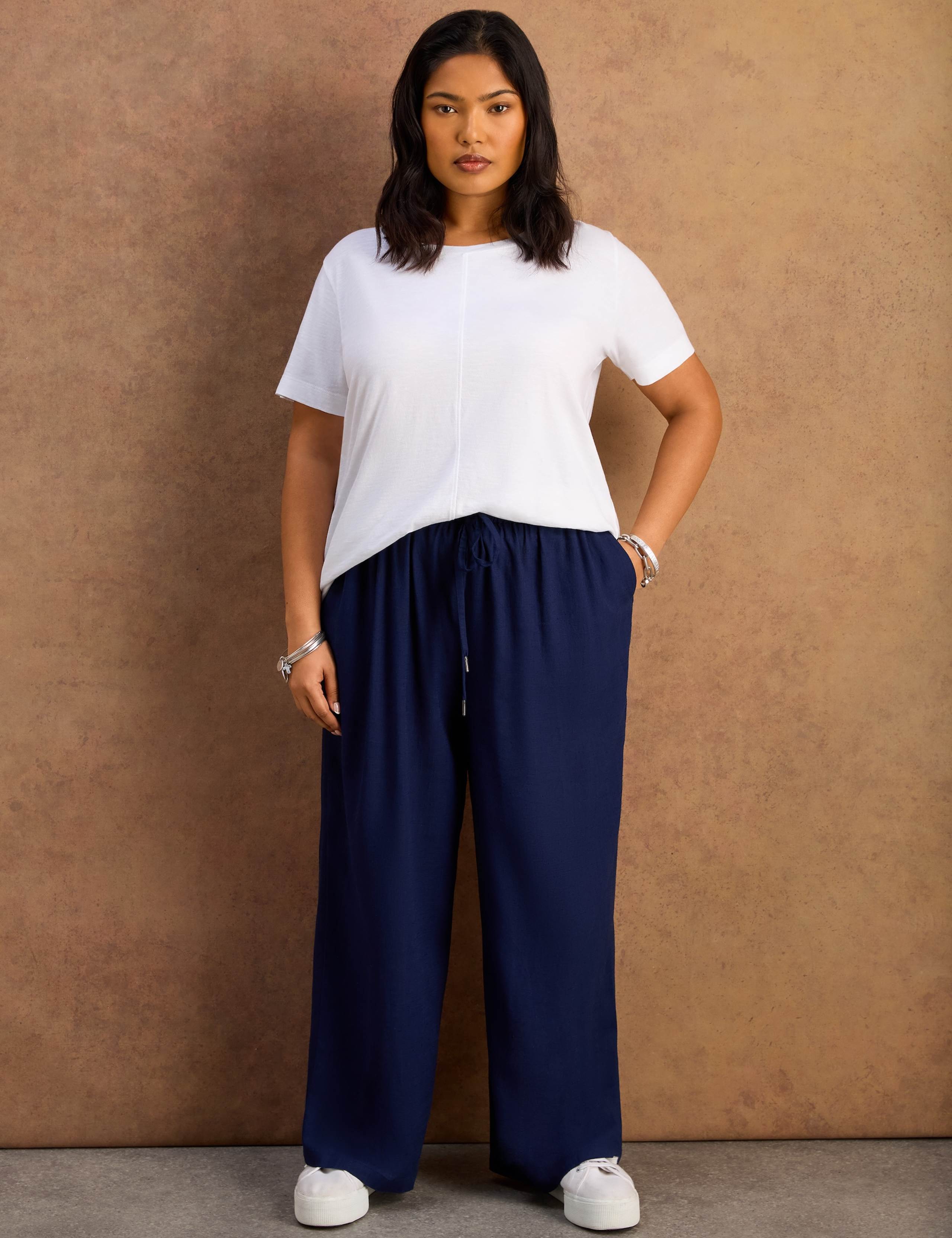 Cotton Rich Seam Detail T-Shirt