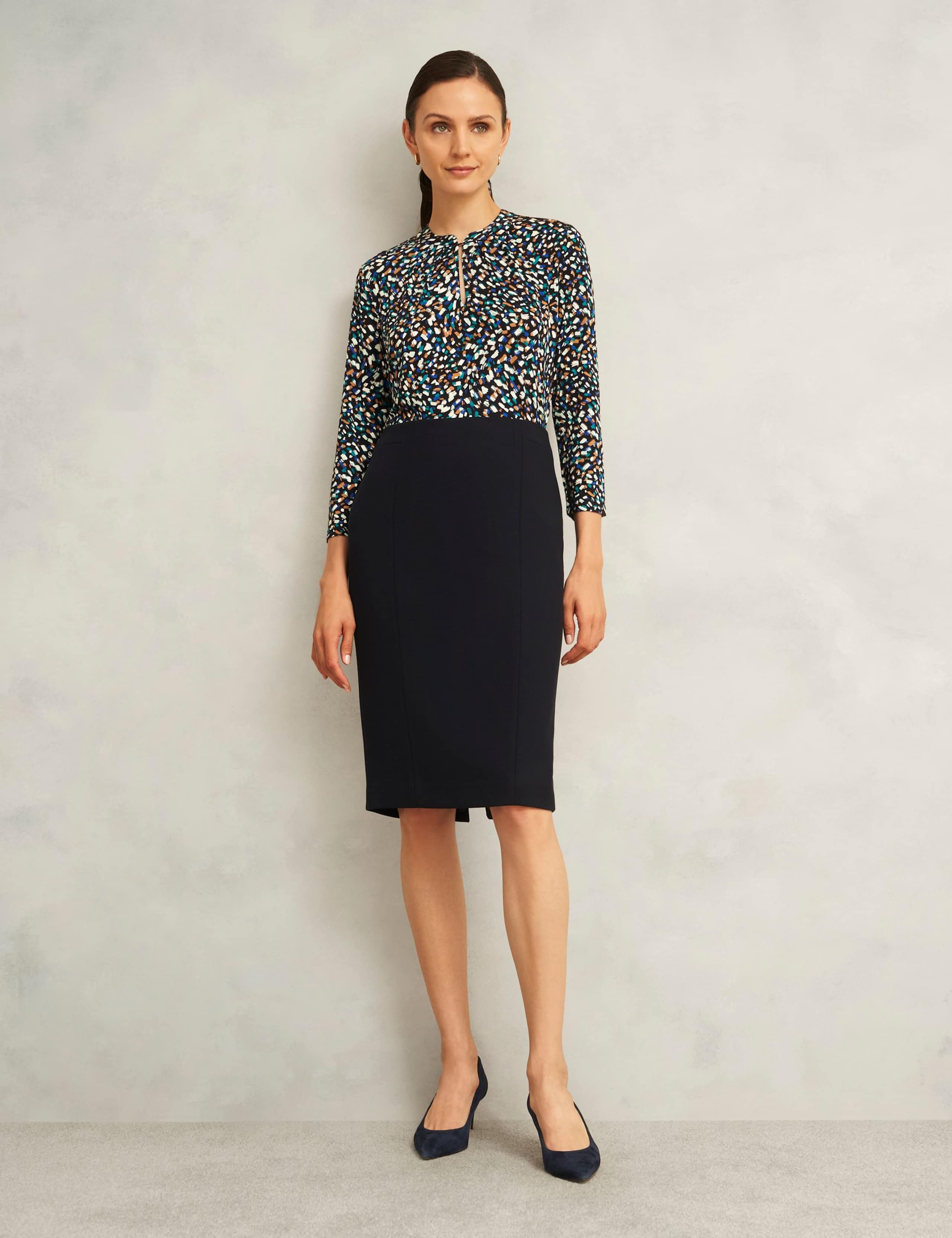 Knee Length Pencil Skirt