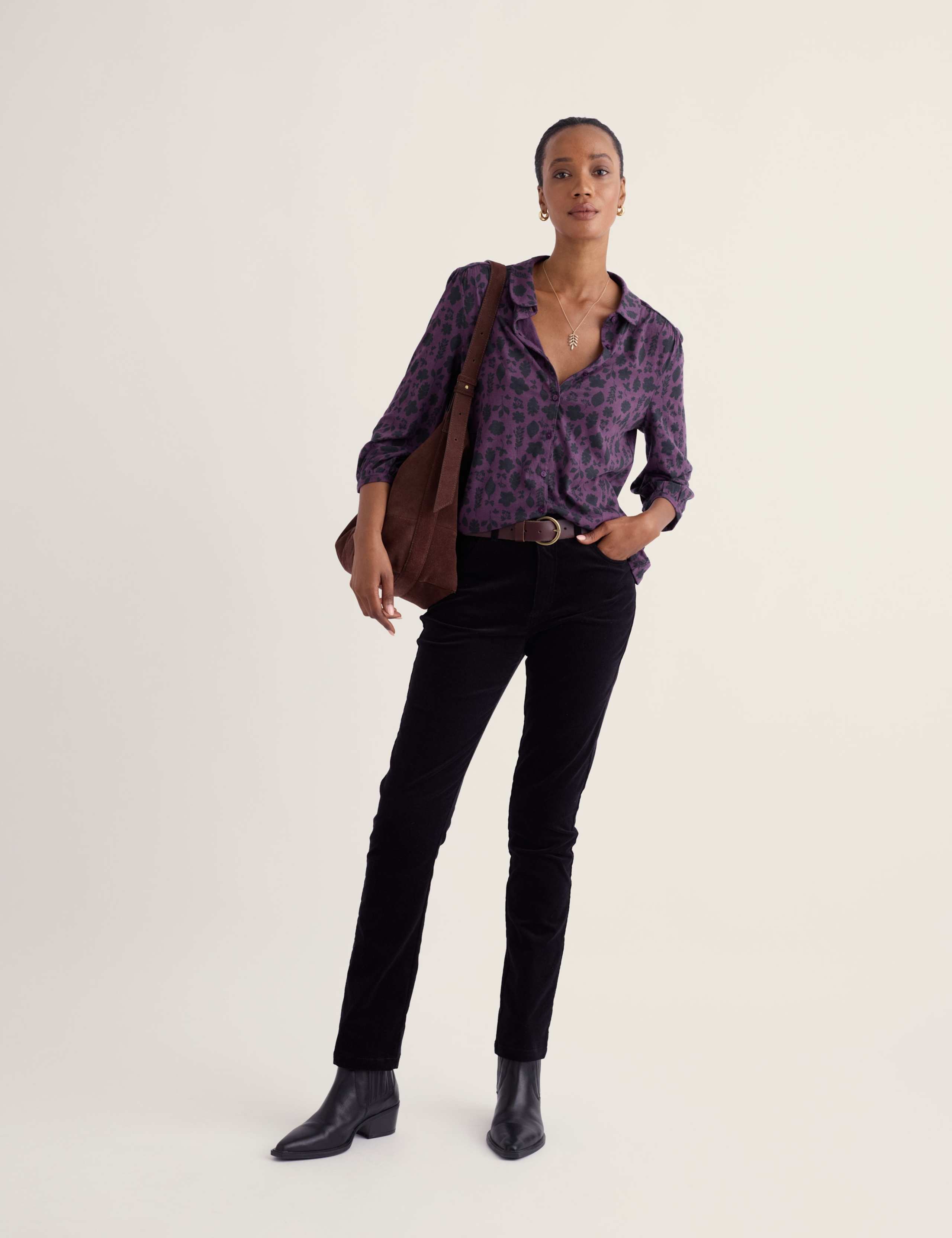 Floral Collared Shirt