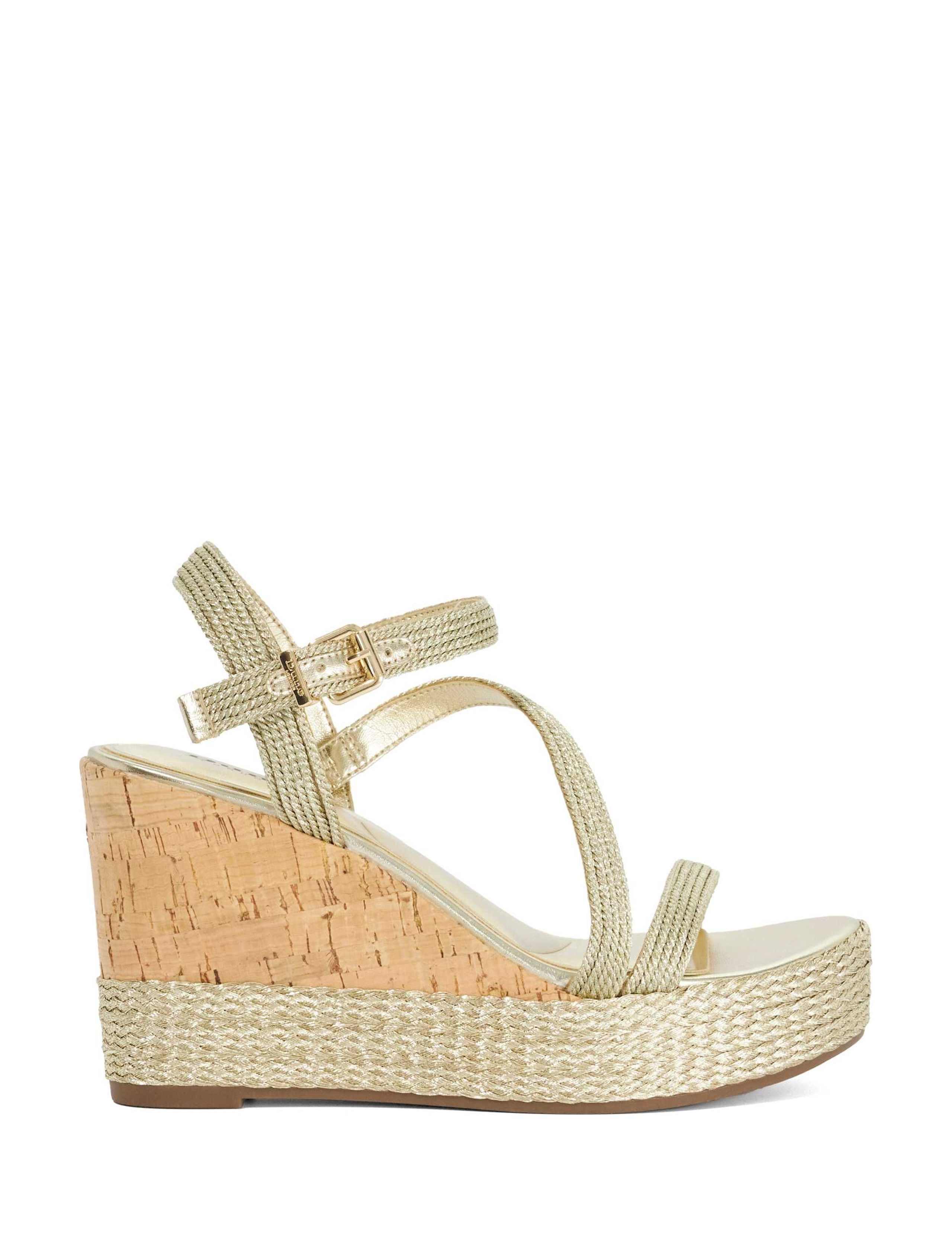 Buckle Wedge Sandals