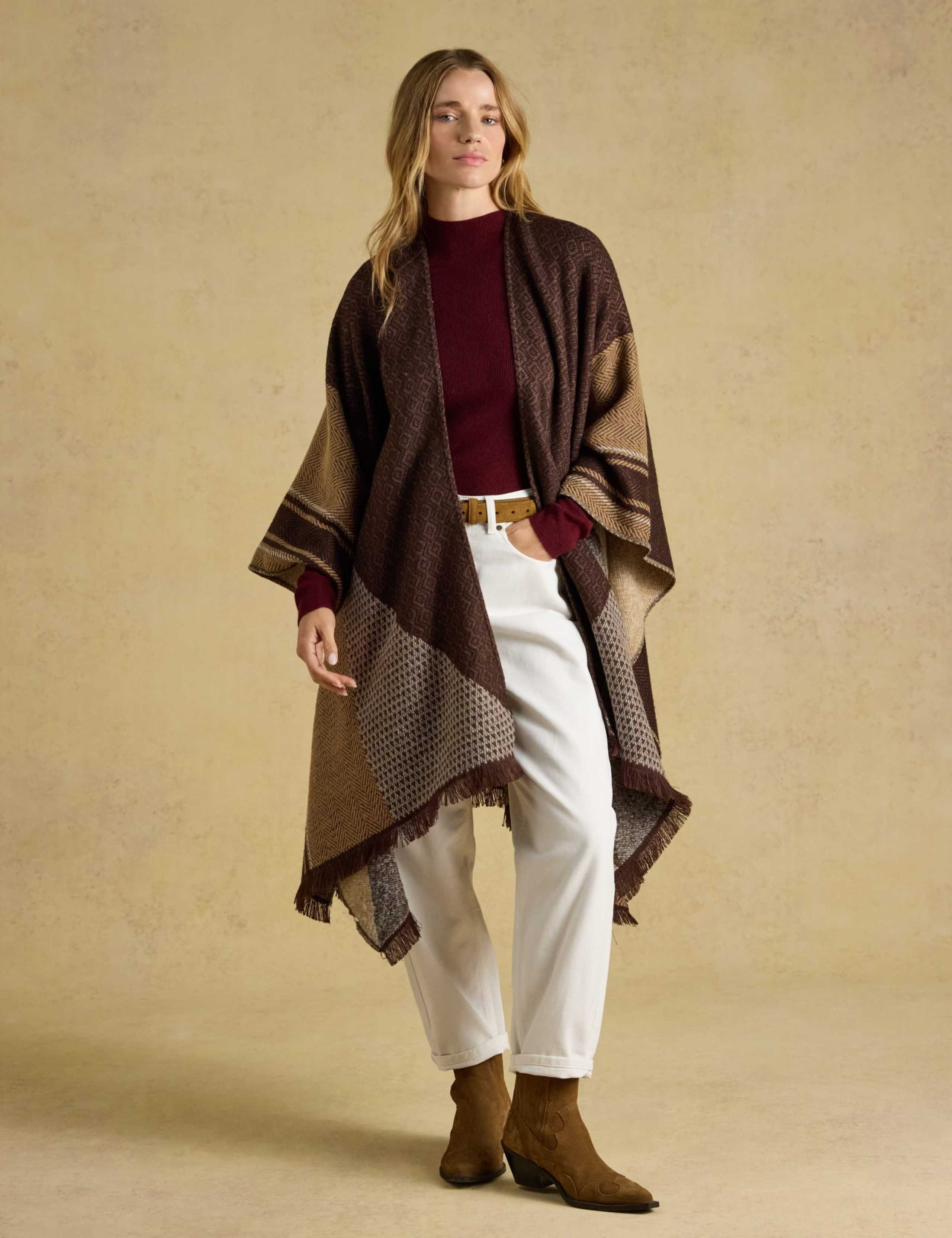Jacquard Poncho
