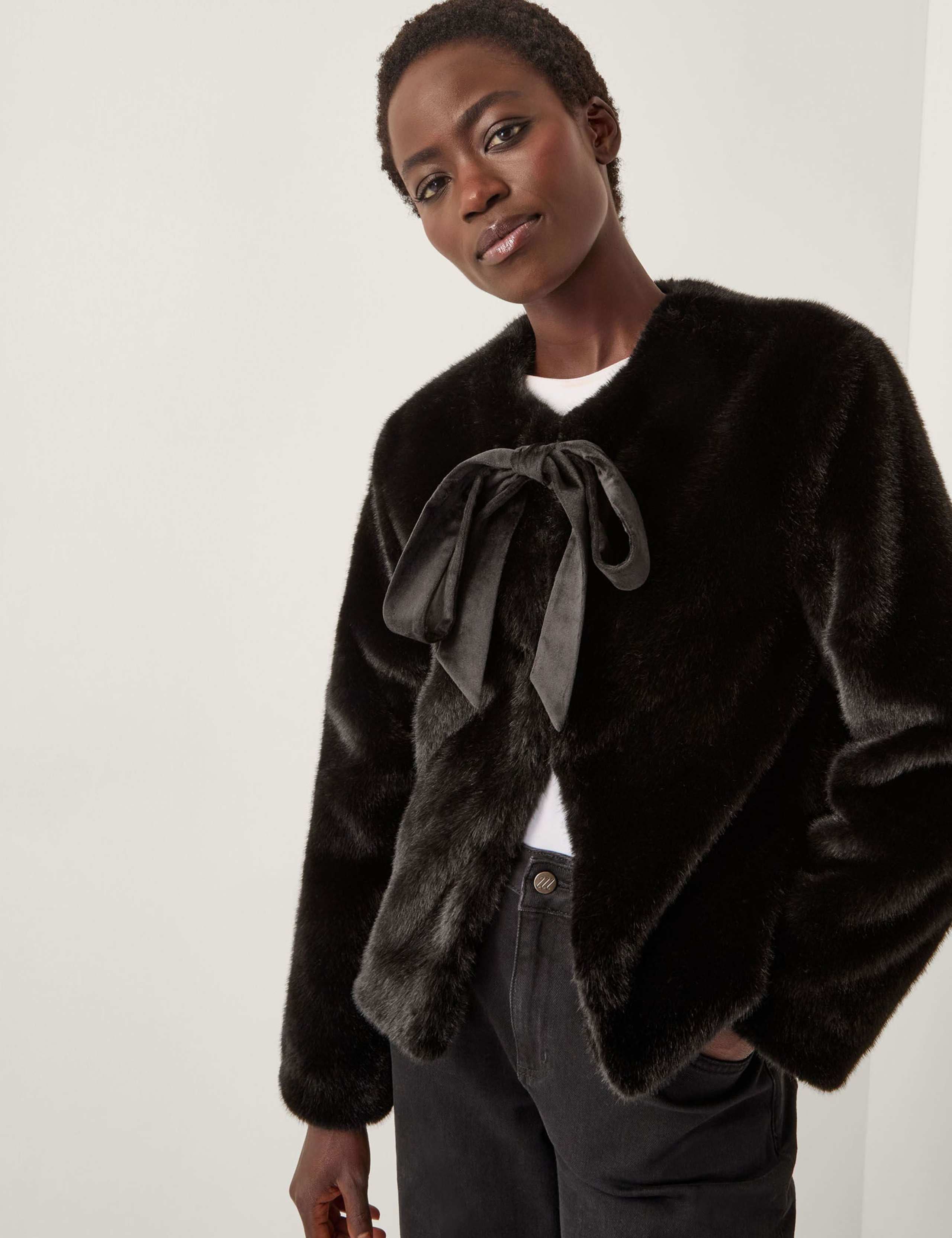 Faux Fur Short Jacket