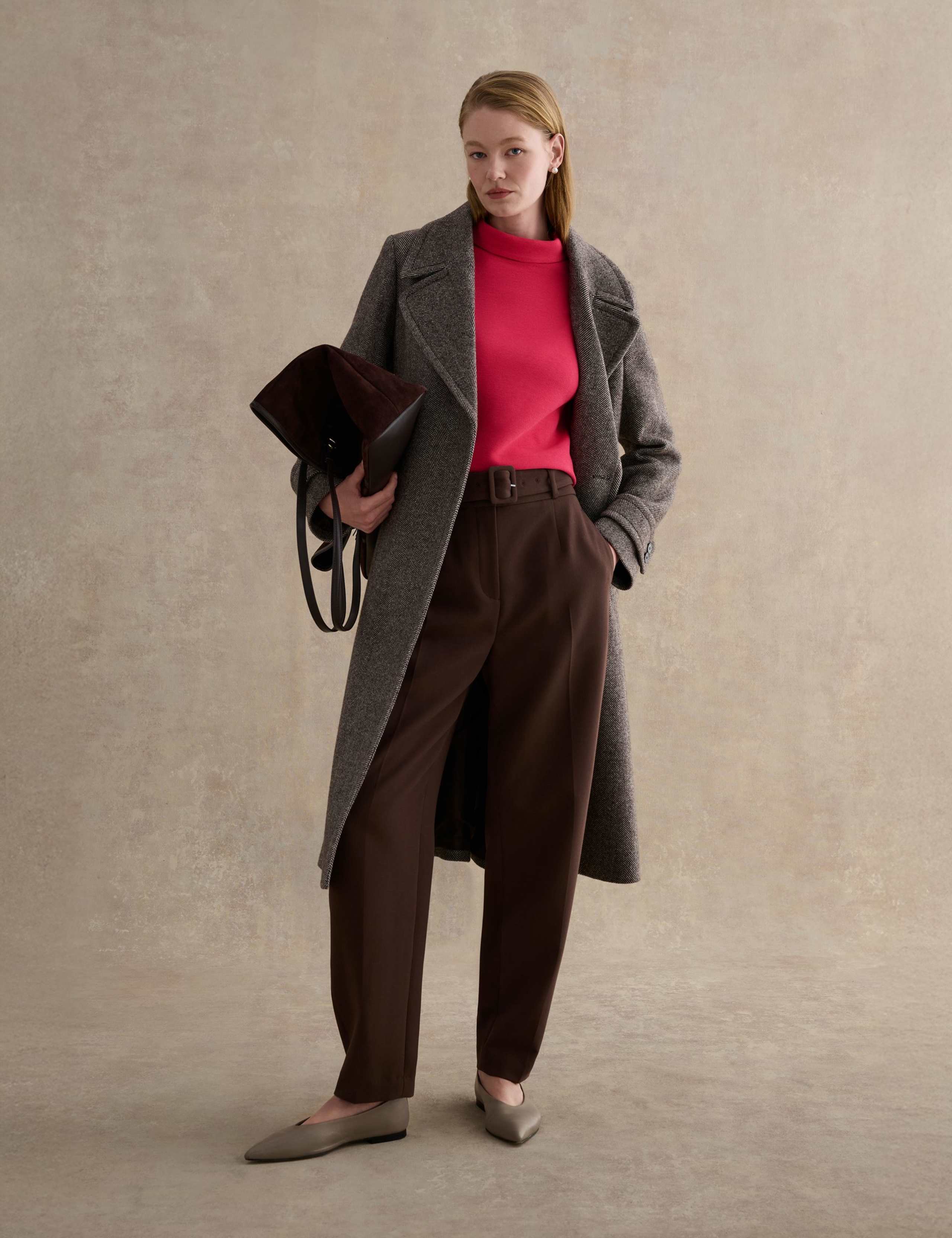 Textured Roll Neck Top