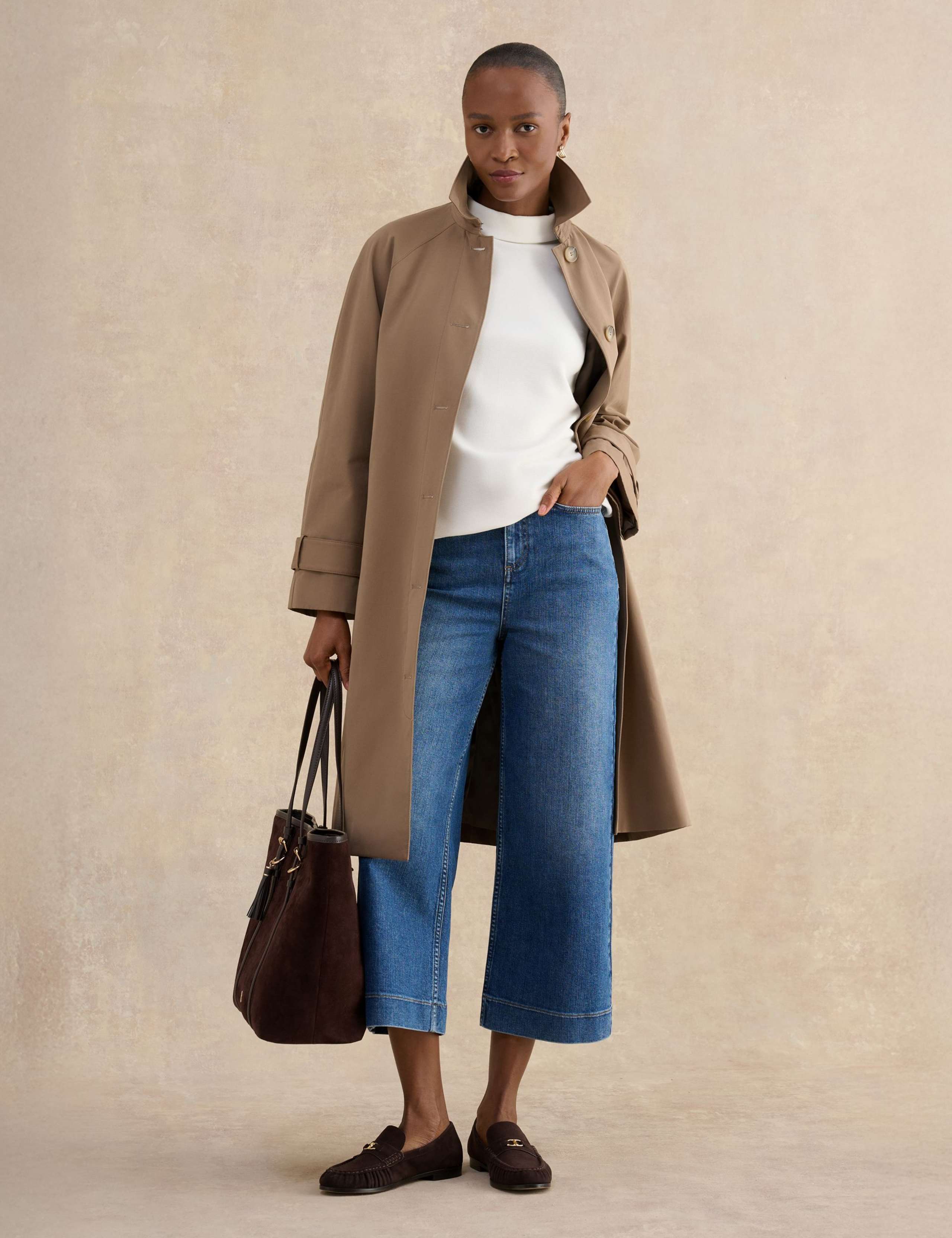 Textured Roll Neck Top