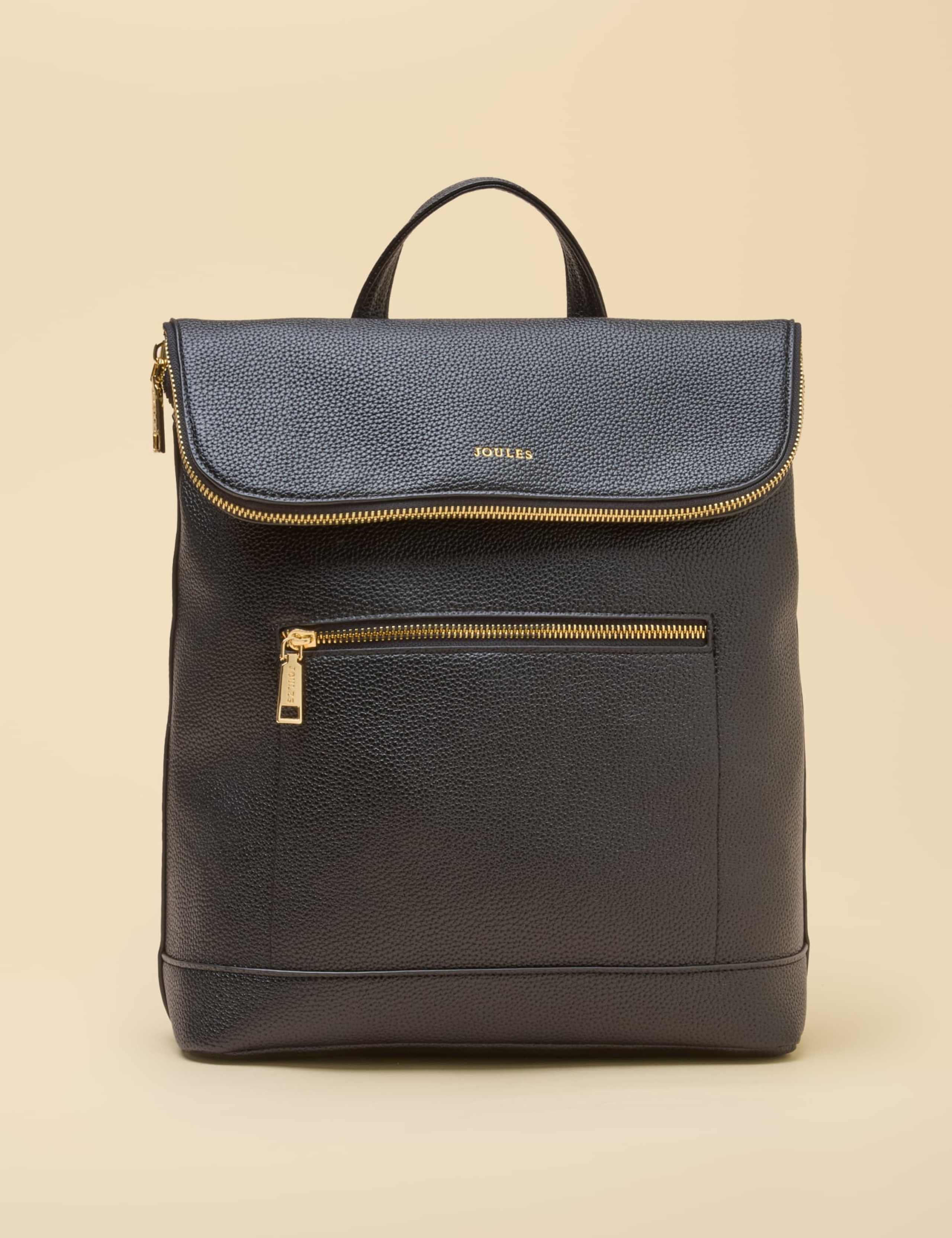 Faux Leather Backpack