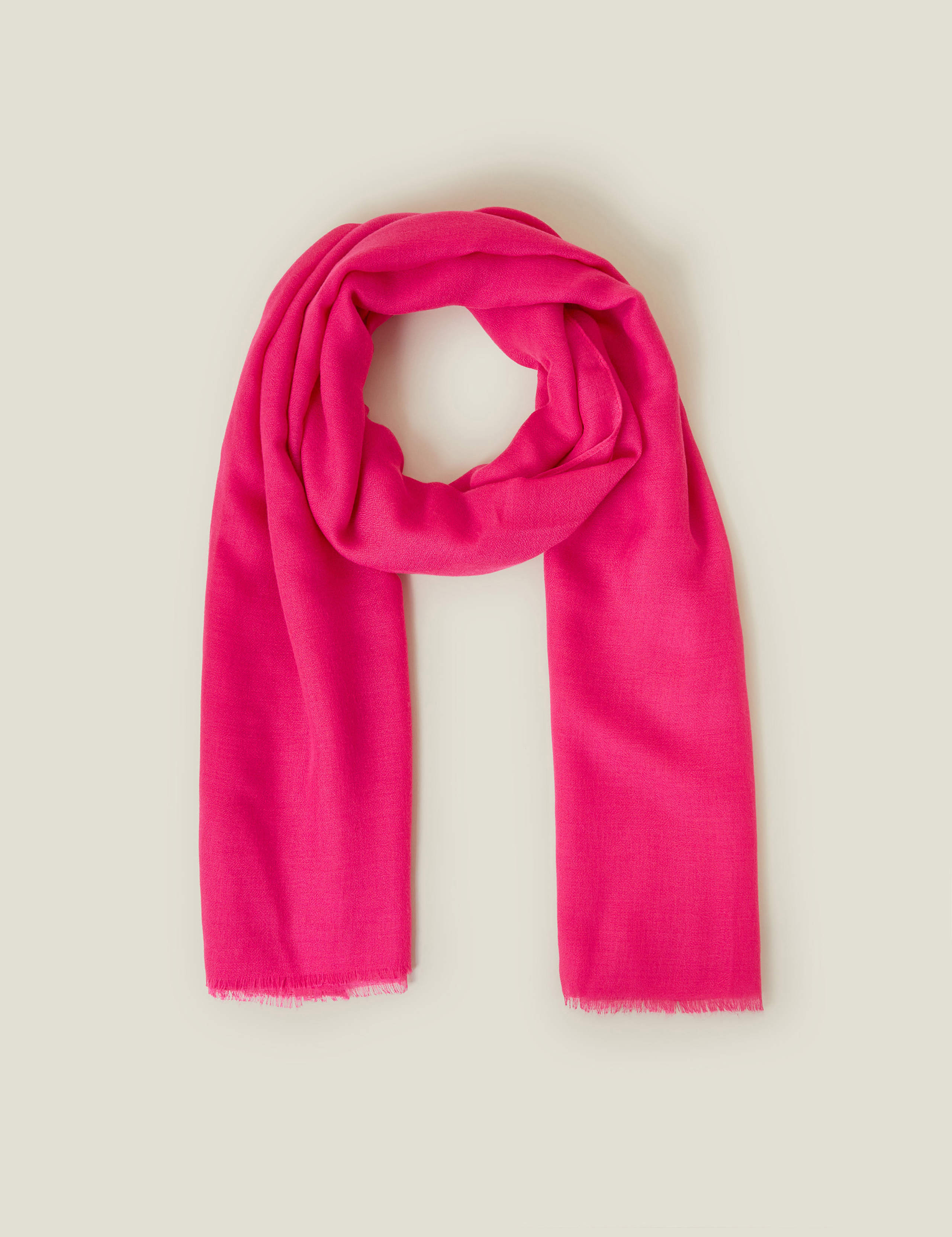 Woven Fringed Scarf